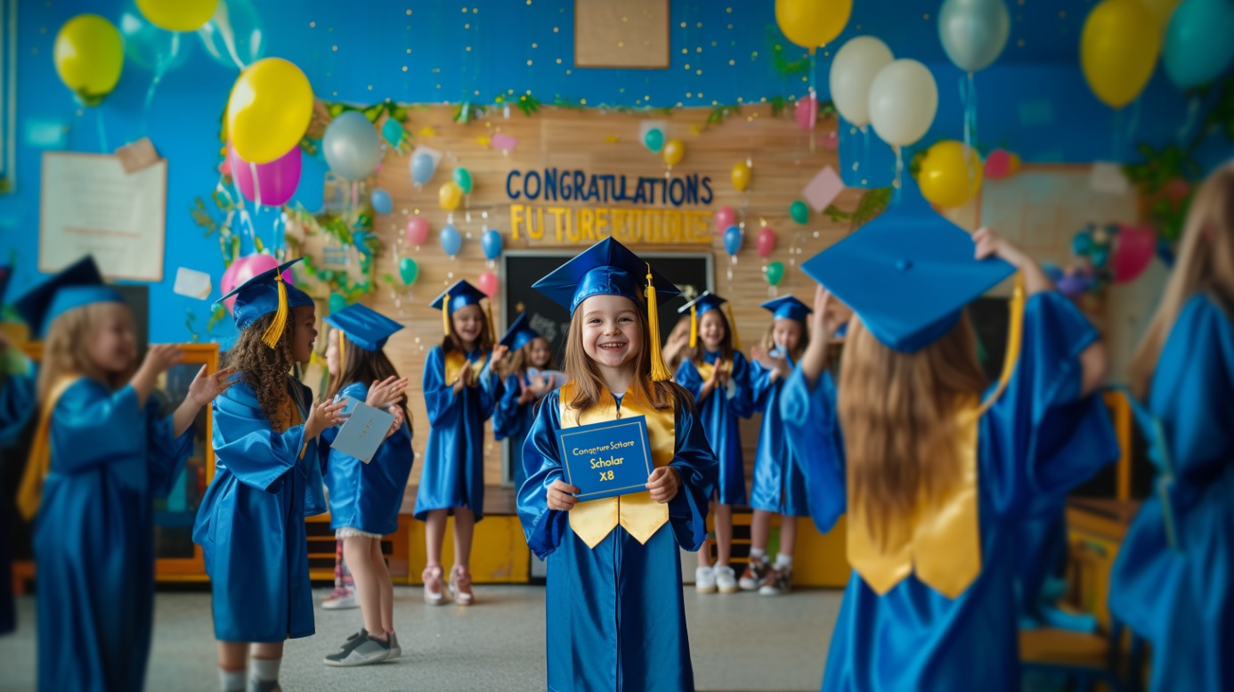 Kindergarten Caps and Tassels: Crafting the Aesthetics of Graduation Ceremonies