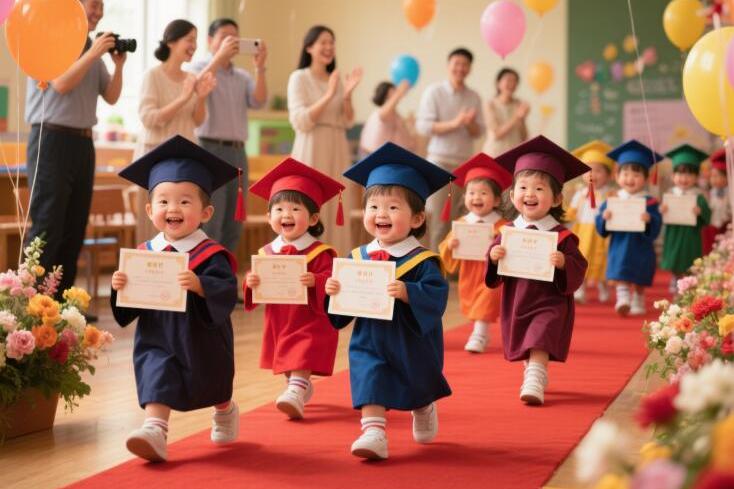 Kindergarten Graduation Ceremony: Accompanied by Love