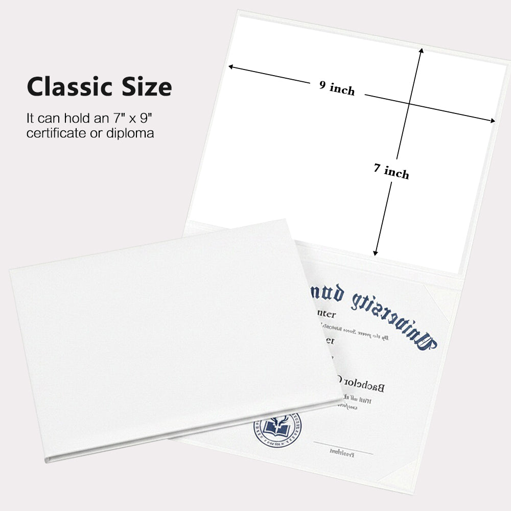 Diploma Cover for Certificate or Documents 7" x 9" (Tent Style)