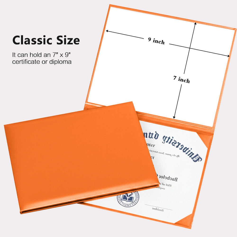 Diploma Cover for Certificate or Documents 7" x 9" (Tent Style)