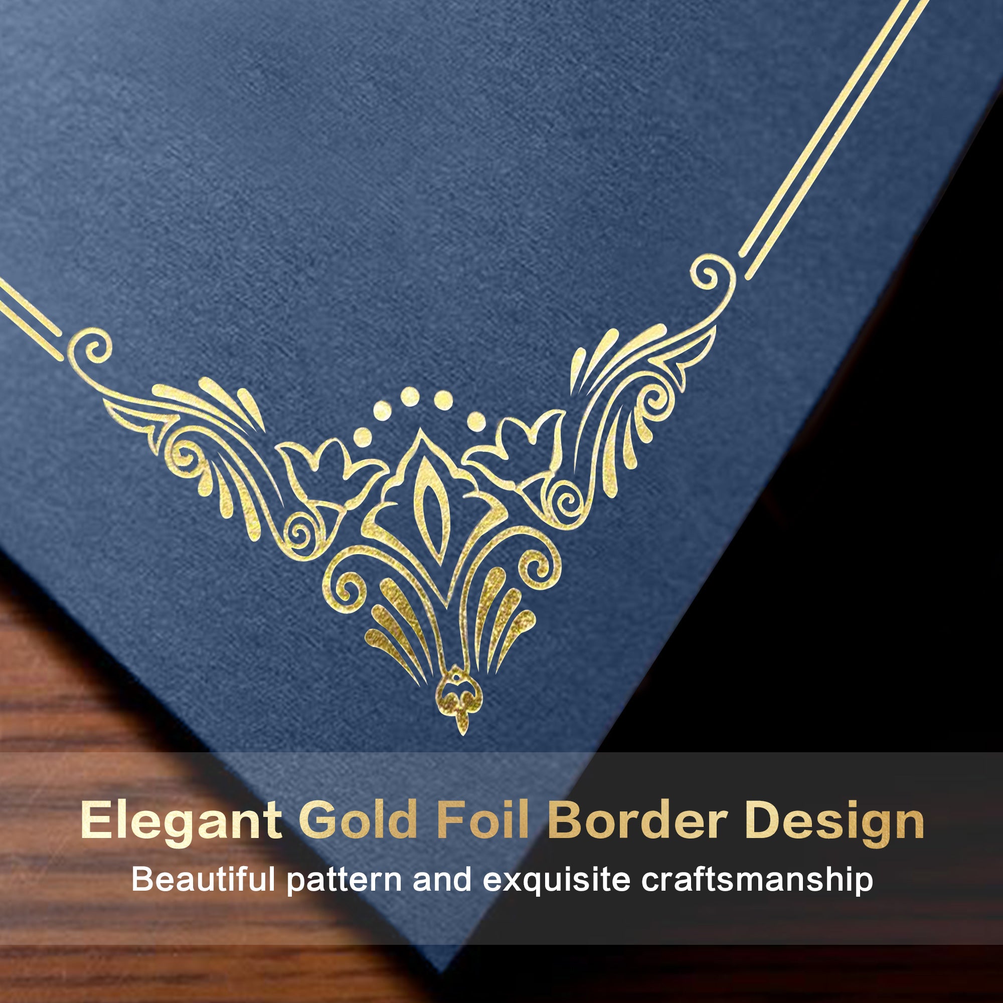 Premium Certificate Holders – Black & Navy Blue-CA graduation