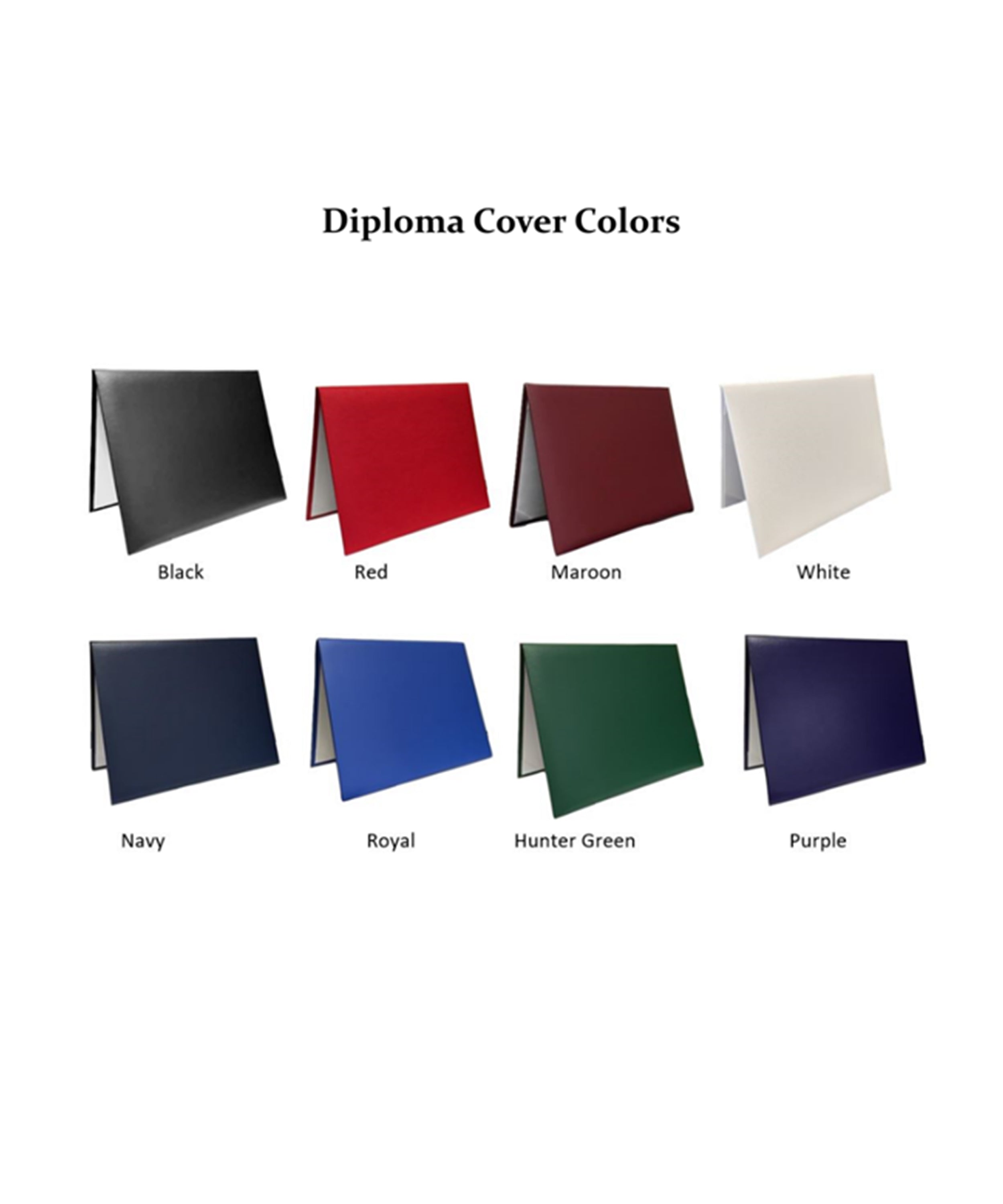 Diploma Cover with Full Color Printed Logo-CA graduation