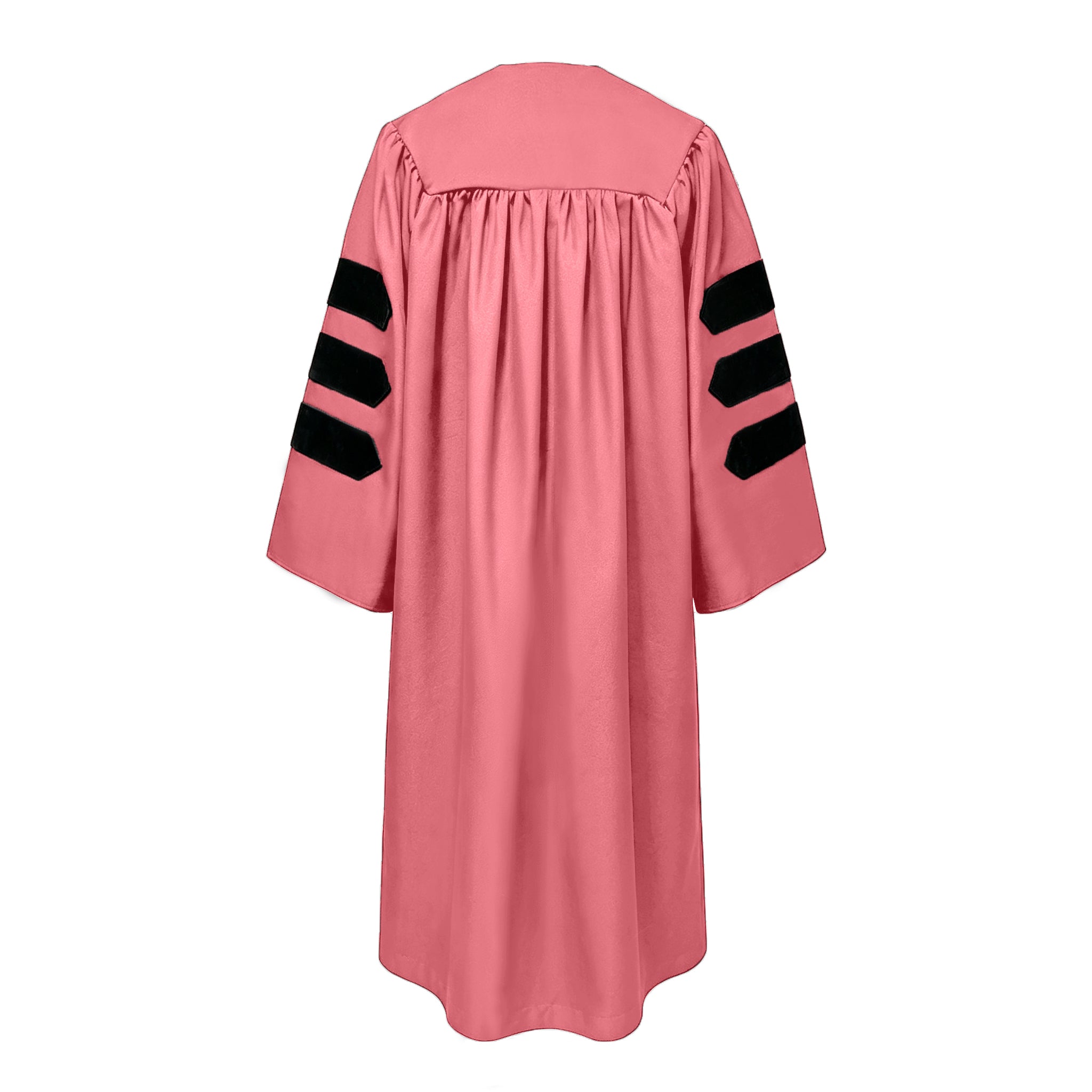 Doctoral Graduation Gown for Economics / PHD Gown with Black Velvet Front Panel-CA graduation