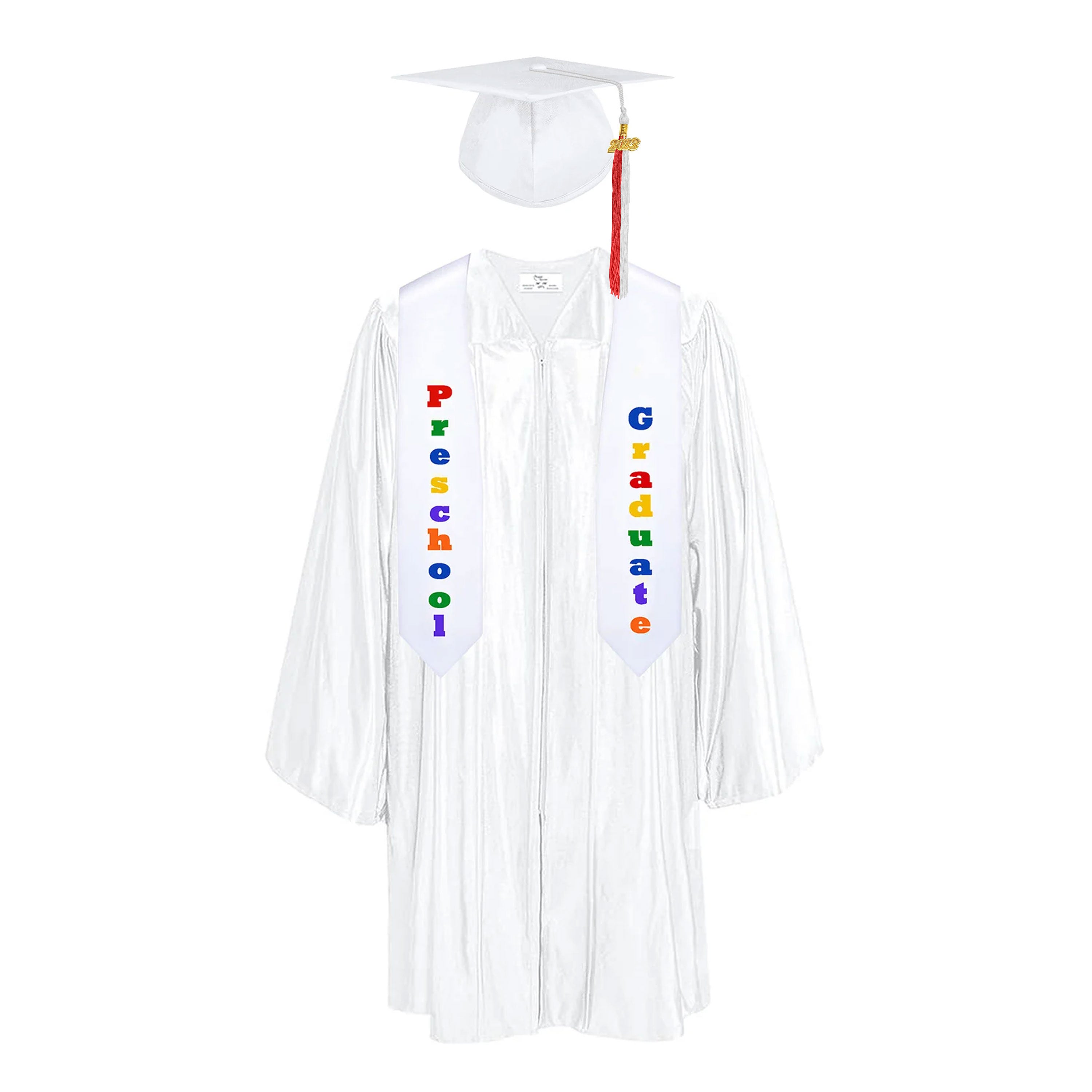 Preschool Kids Graduation Gowns Kindergarten Graduation Uniform Gowns And Caps with Colorful tassels-CA graduation