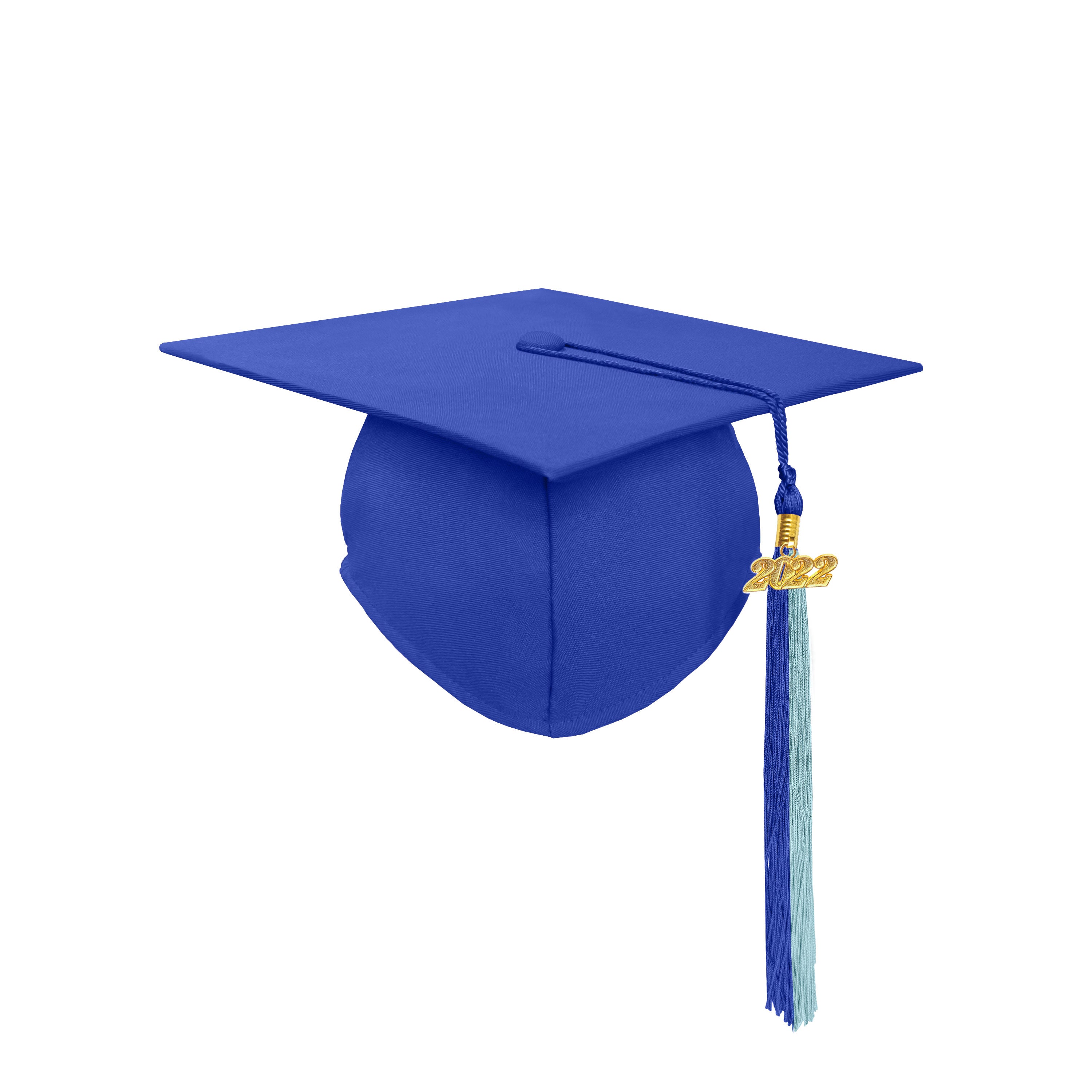 Matte Graduation Cap with Colourful Tassel Charm 2023|2024 for Middle & High School | Bachelor & Master Degree-CA graduation