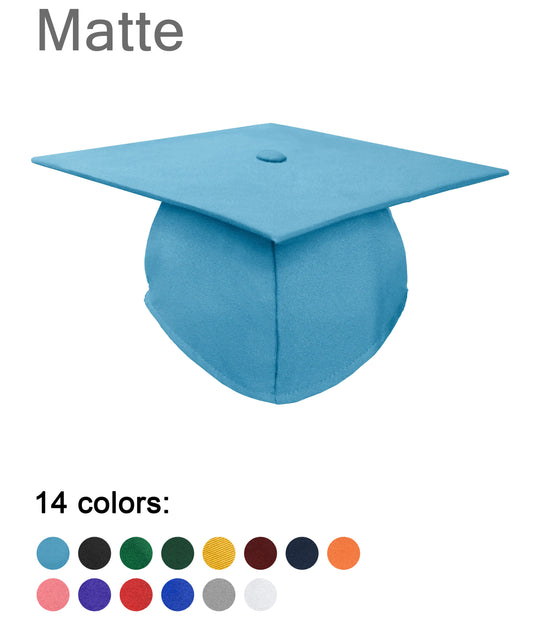 Matte Graduation cap for Middle & High School | Bachelor & Master Degree-CA graduation
