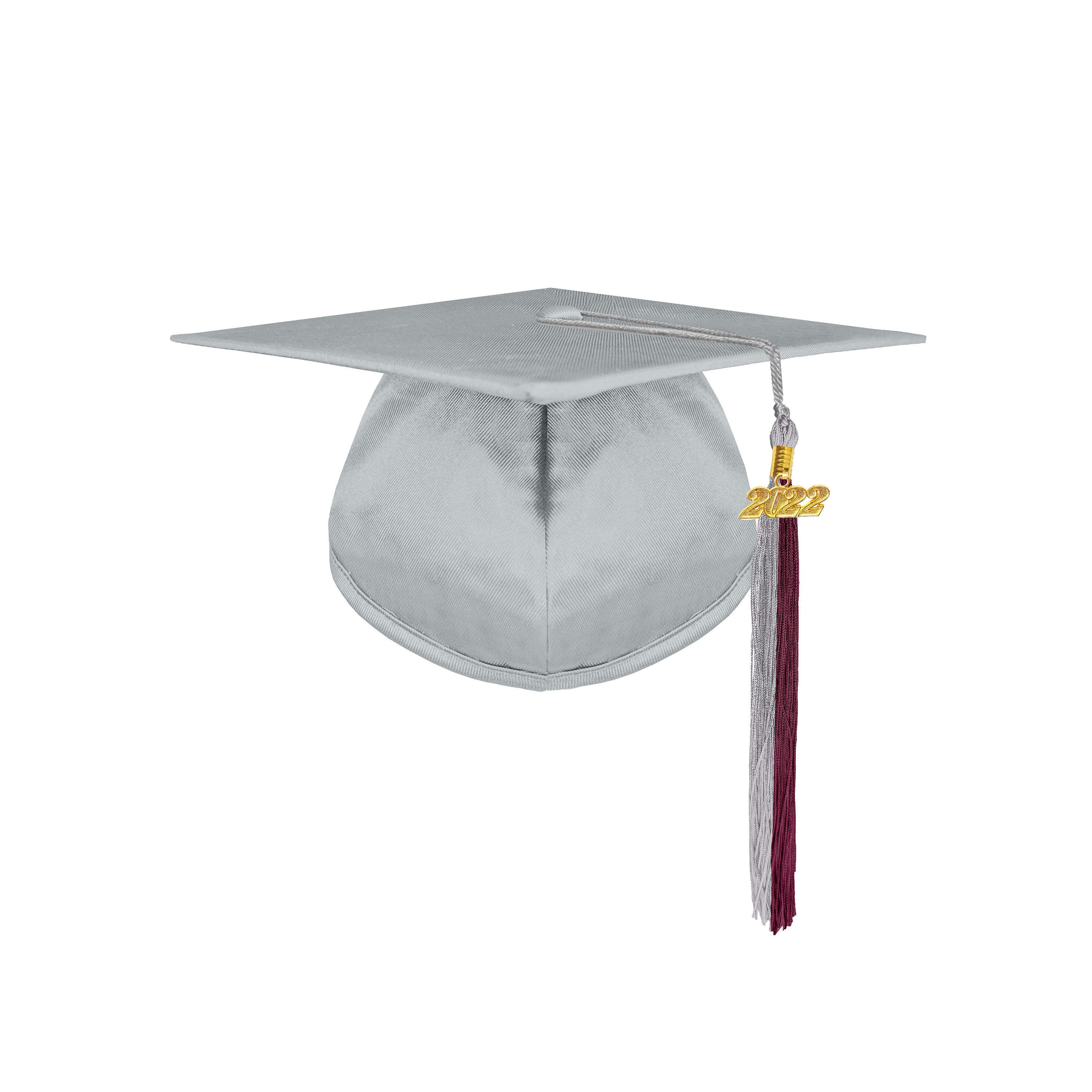 Shiny Graduation Cap with Graduation Coloured Tassel Year Charm Date for Home School | Preschool | Kindergarten-CA graduation