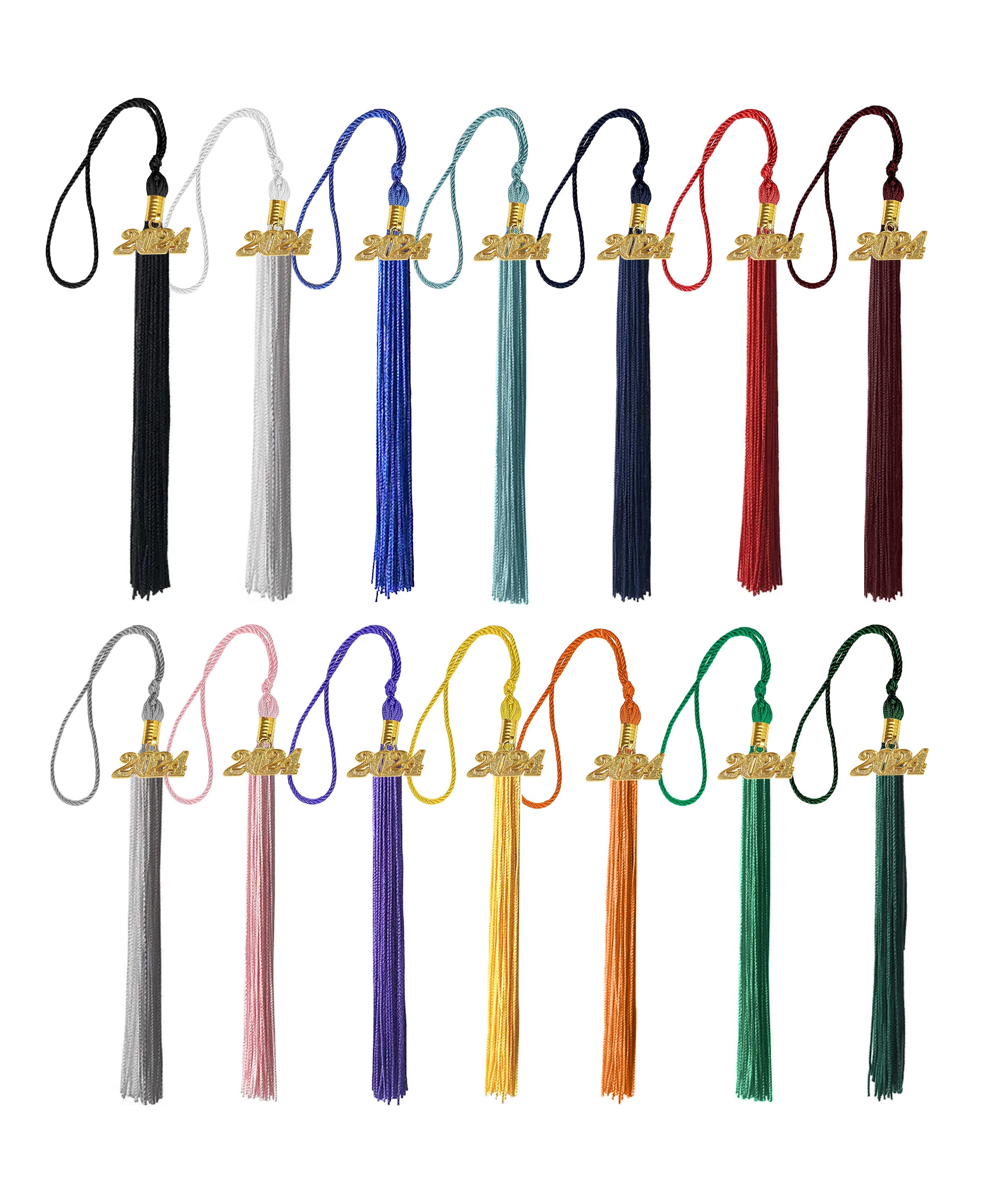 Matte Cap, Gown, Tassel,Honor Stole Angled End with Trim 72” & Diploma Cover Package-CA graduation