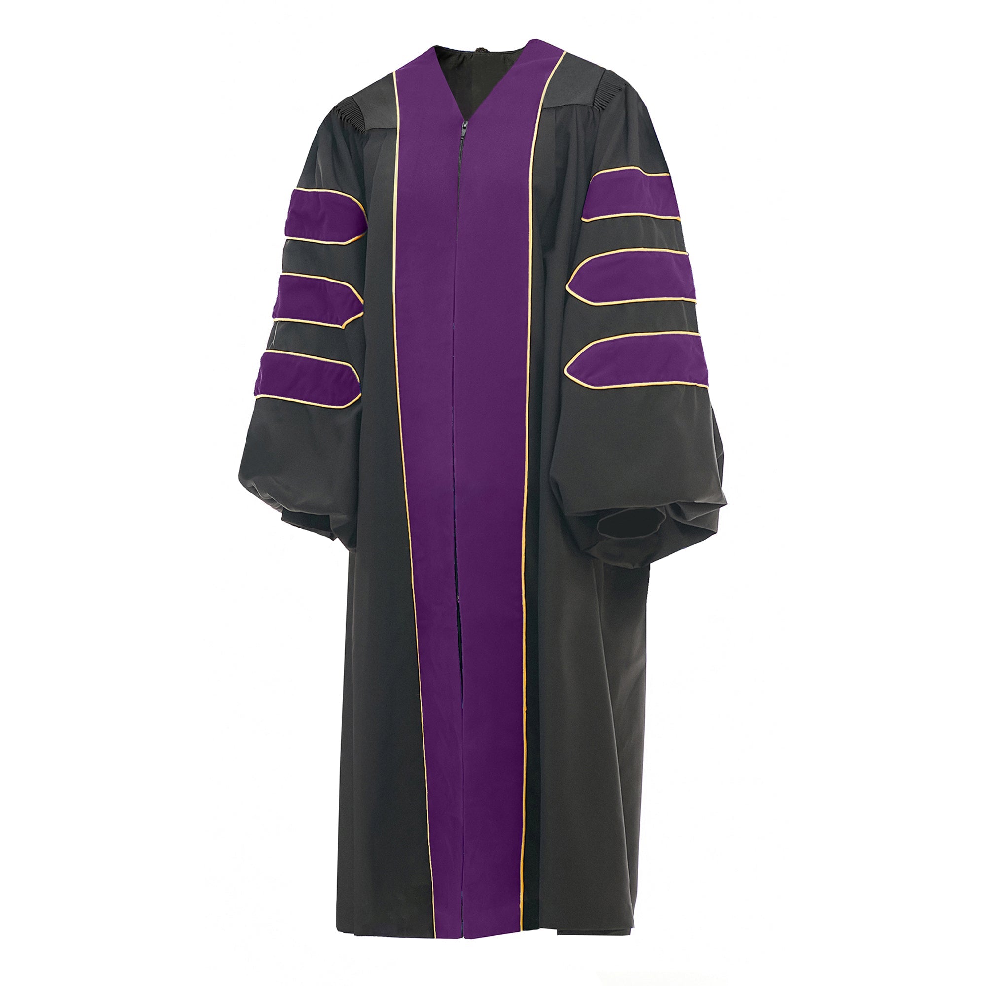 Deluxe Doctoral Graduation Gown/Doctoral Tam Package Rich in Color & Size-CA graduation