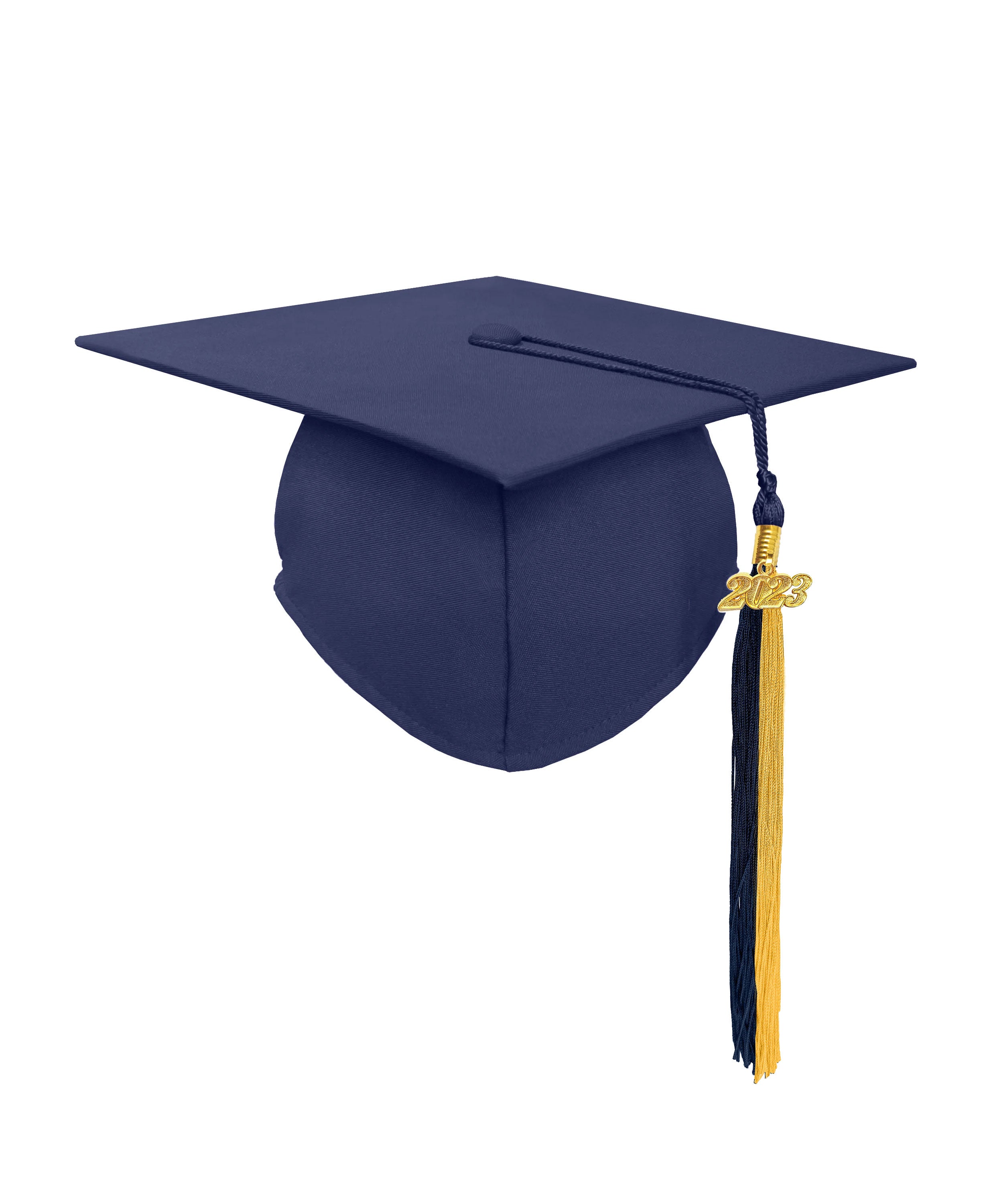 Matte Graduation Cap with Colourful Tassel Charm 2023|2024 for Middle & High School | Bachelor & Master Degree-CA graduation