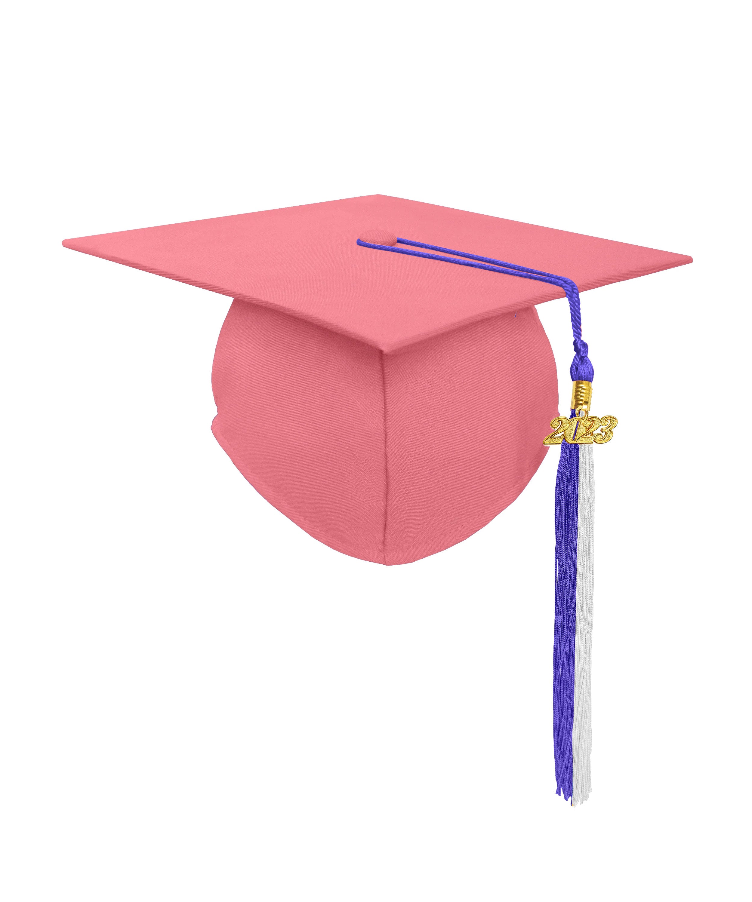 Matte Graduation Cap with Colourful Tassel Charm 2023|2024 for Middle & High School | Bachelor & Master Degree-CA graduation