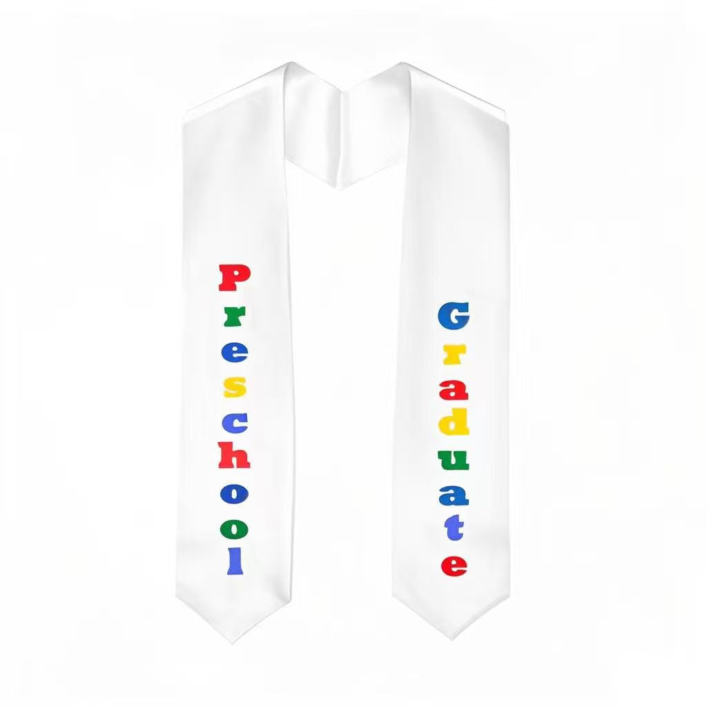Printed Graduation Stole 50" Length for Home School | Preschool | Kindergarten-CA graduation