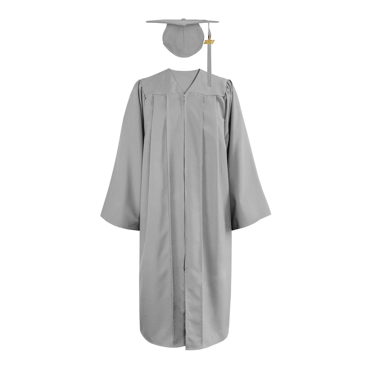 Matte Graduation Gown & Cap with Tassel Charm 2023|2024 for Middle & High School | Bachelor Degree-CA graduation