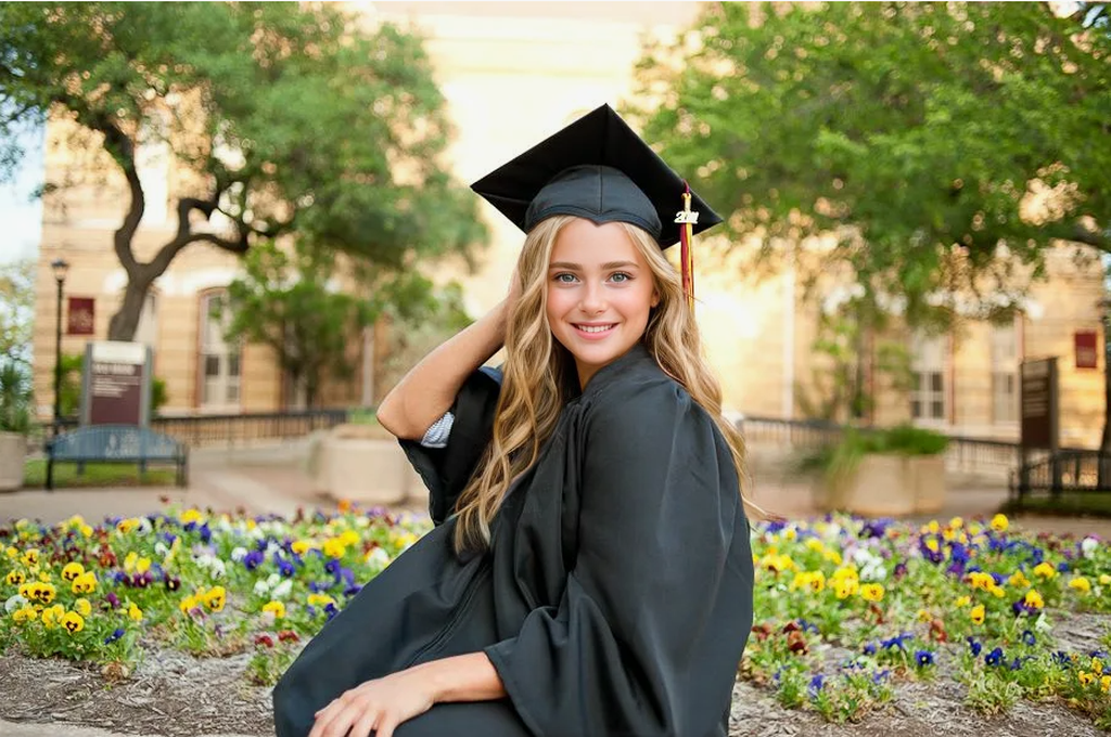 Graduation Type Customization Options for Collegiate Cap and Gown – CA graduation