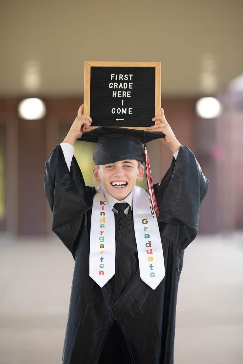 kids graduation photo pose