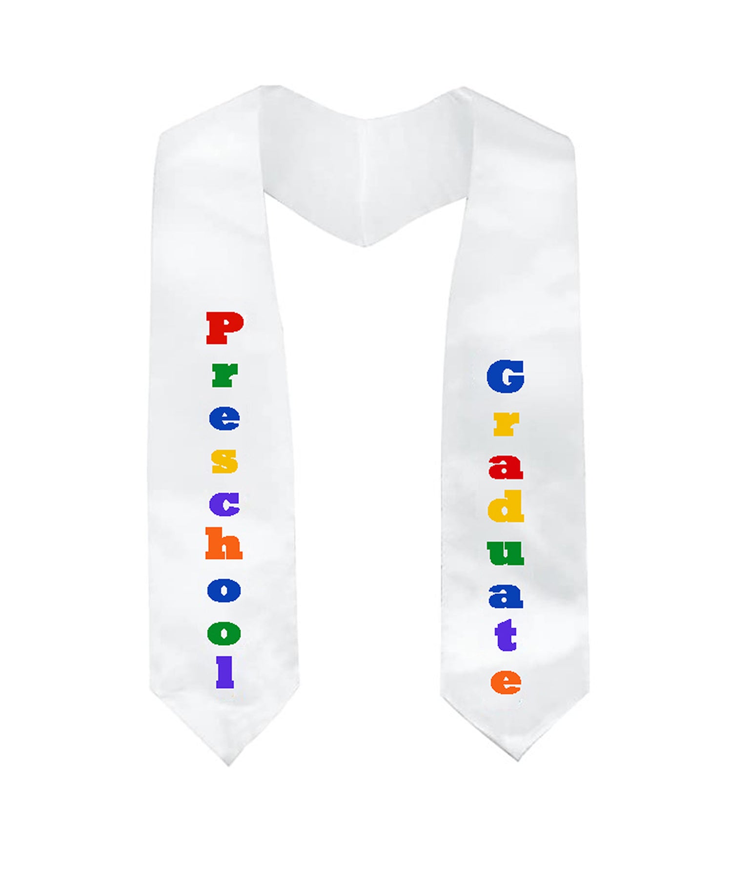 Printed Graduation Stole 50" Length for Home School | Preschool | Kindergarten-CA graduation