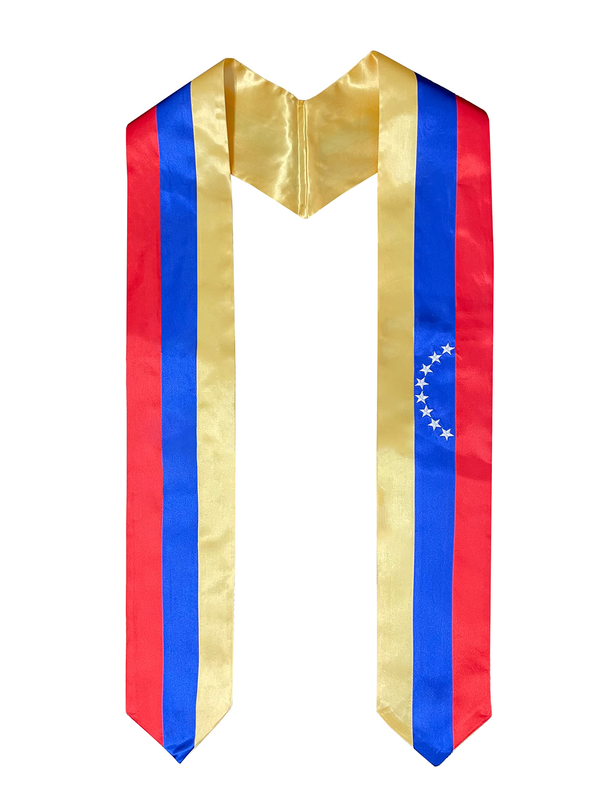 National Flag Graduation Stole 72” for International Students Unisex-CA graduation