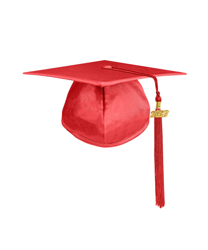 Shiny Graduation Cap with Tassel Charm 2023|2024 for Middle & High School | Bachelor & Master Degree-CA graduation