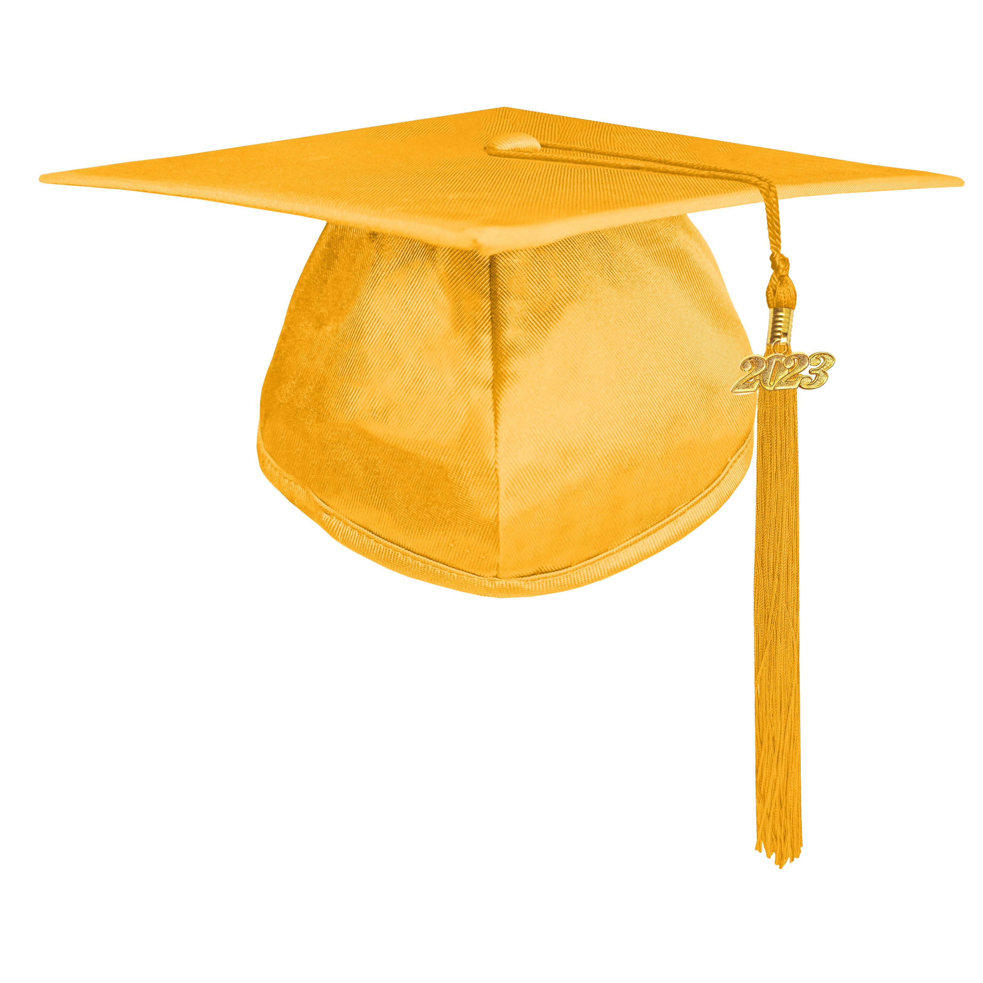 Shiny Graduation Gown & Cap with Tassel Charm 2023|2024 for Middle & High School | Bachelor Degree-CA graduation