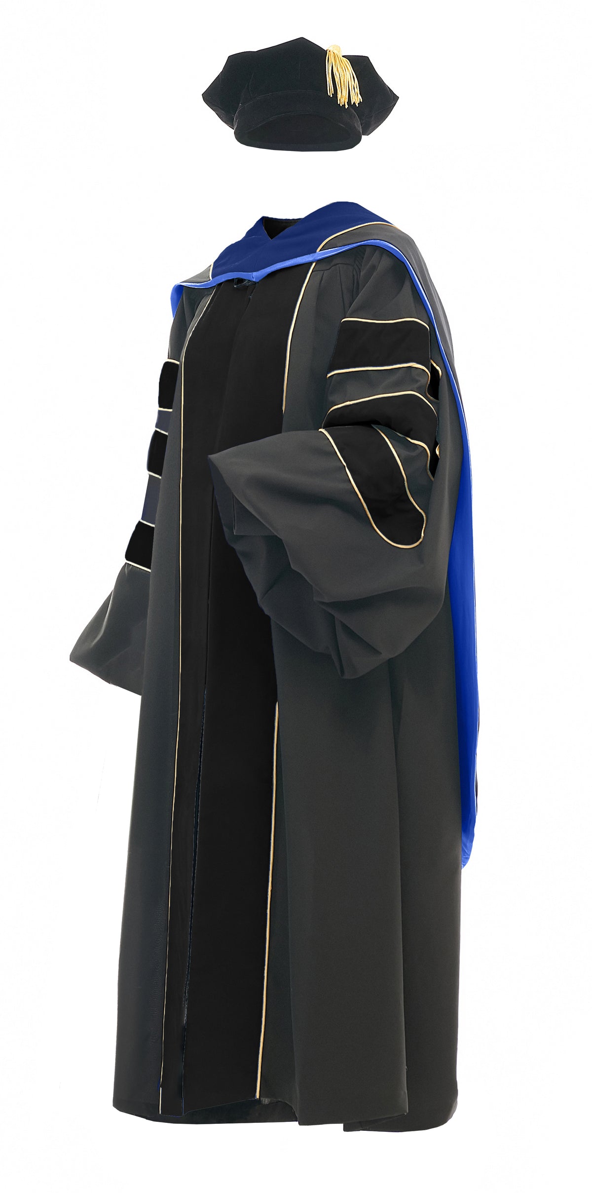Deluxe Doctoral Graduation Gown / Doctoral Hood/ Doctoral Tam Package ...