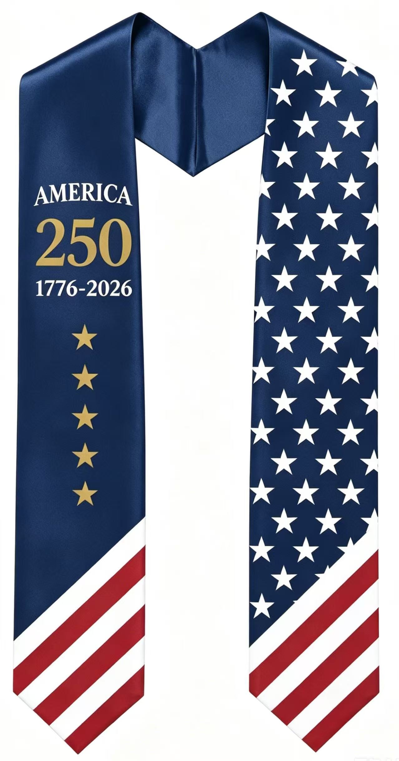 America 250th Anniversary Commemorative Stole – 1776‑2026 Patriotic Sash | Pre-Order Now – Ships from June 25th