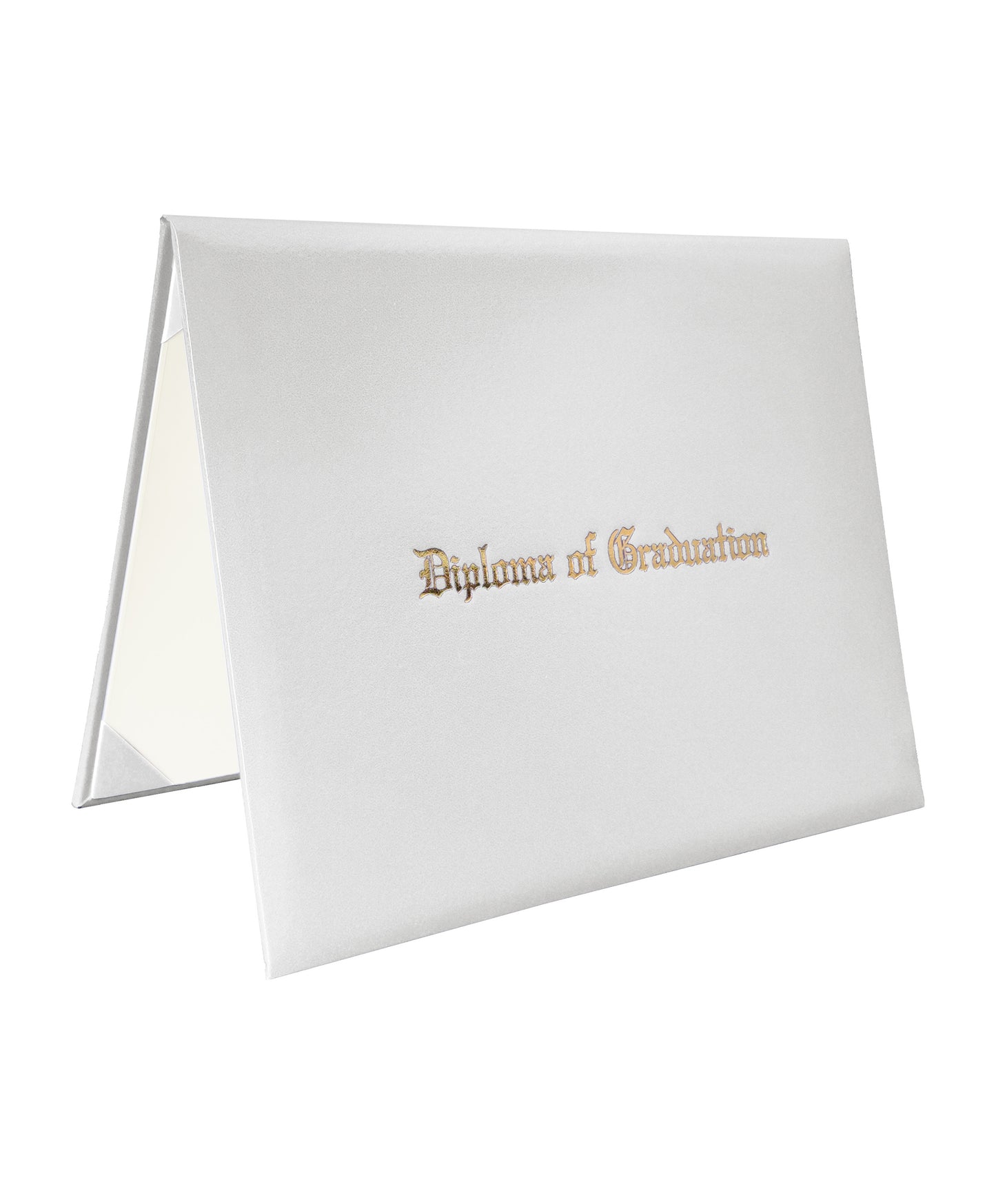 Imprinted Diploma Cover for Certificate or Documents 8 1/2" x 11" (Tent Style) Diploma Holder Leather Folders-CA graduation