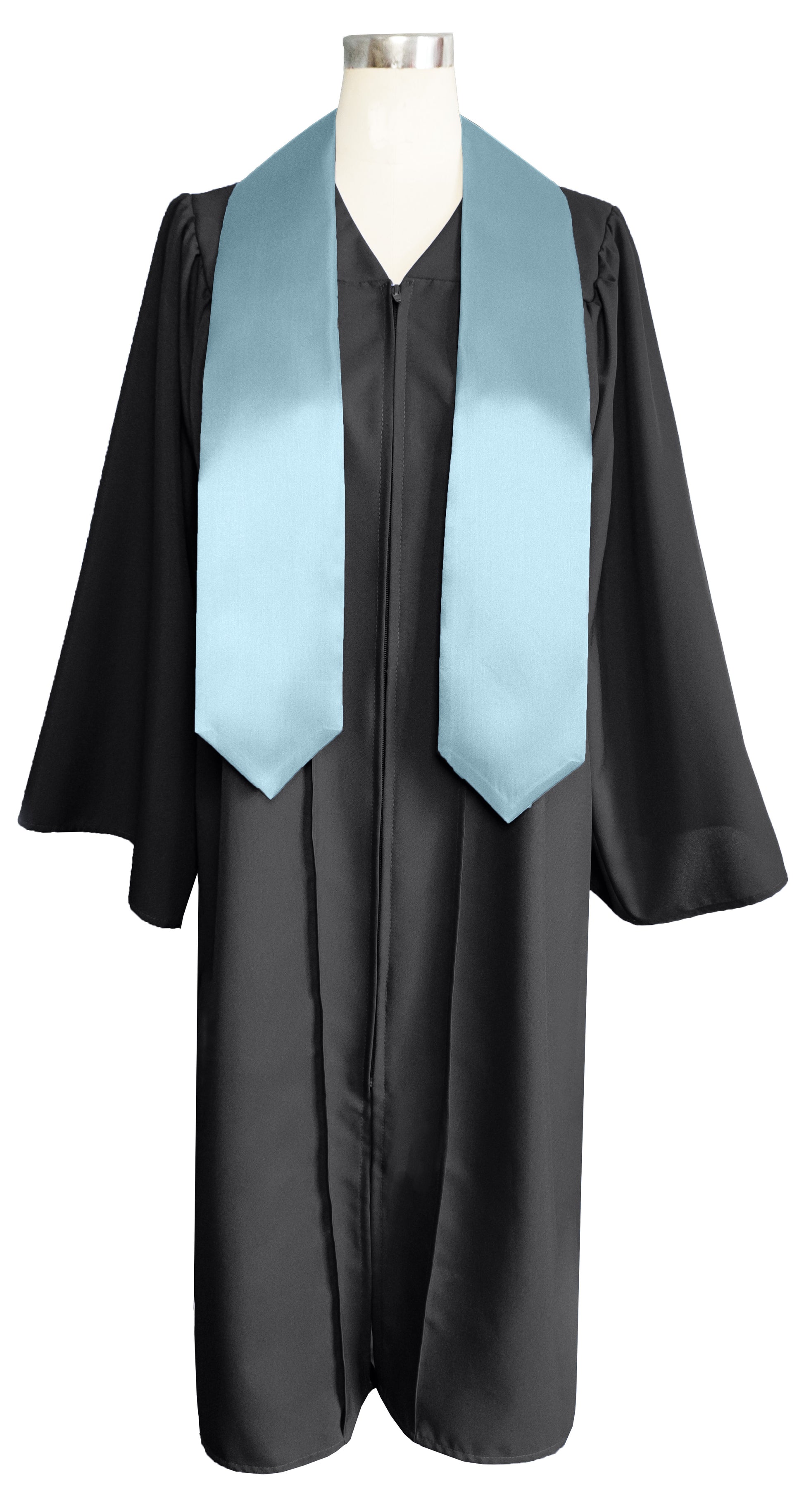 Adult Plain Graduation Stole 60” Unisex in Various Colors-CA graduation