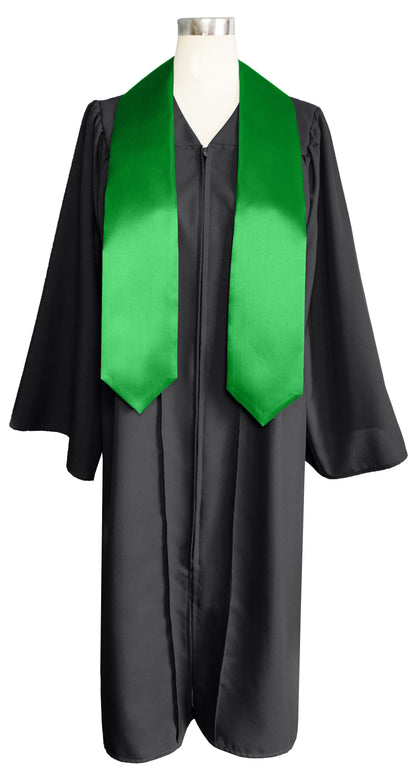 Adult Plain Graduation Stole 60” Unisex in Various Colors-CA graduation