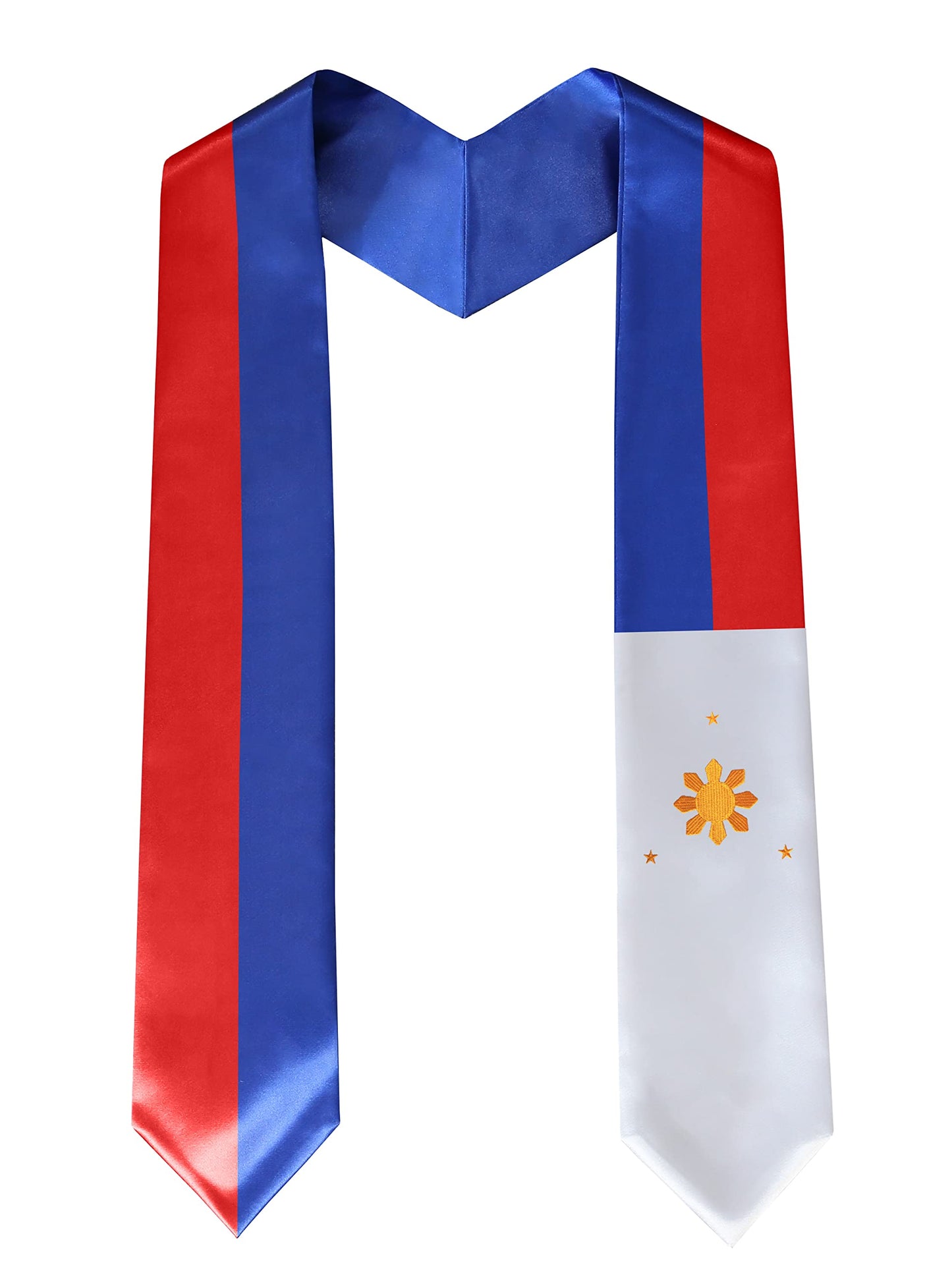 National Flag Graduation Stole 72” for International Students Unisex-CA graduation