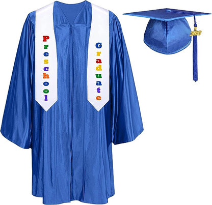 Printed Graduation Stole 50" Length for Home School | Preschool | Kindergarten-CA graduation