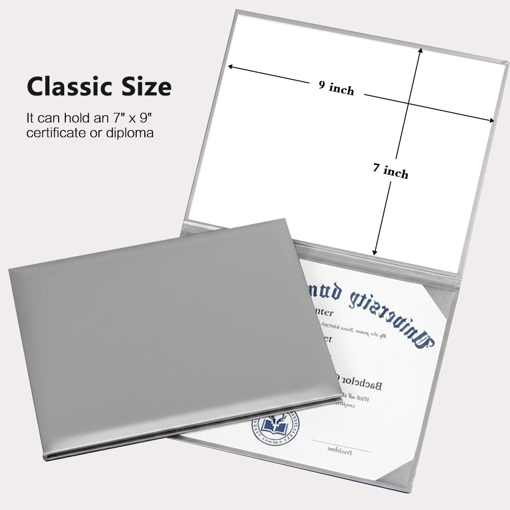 Diploma Cover for Certificate or Documents 7" x 9" (Tent Style)