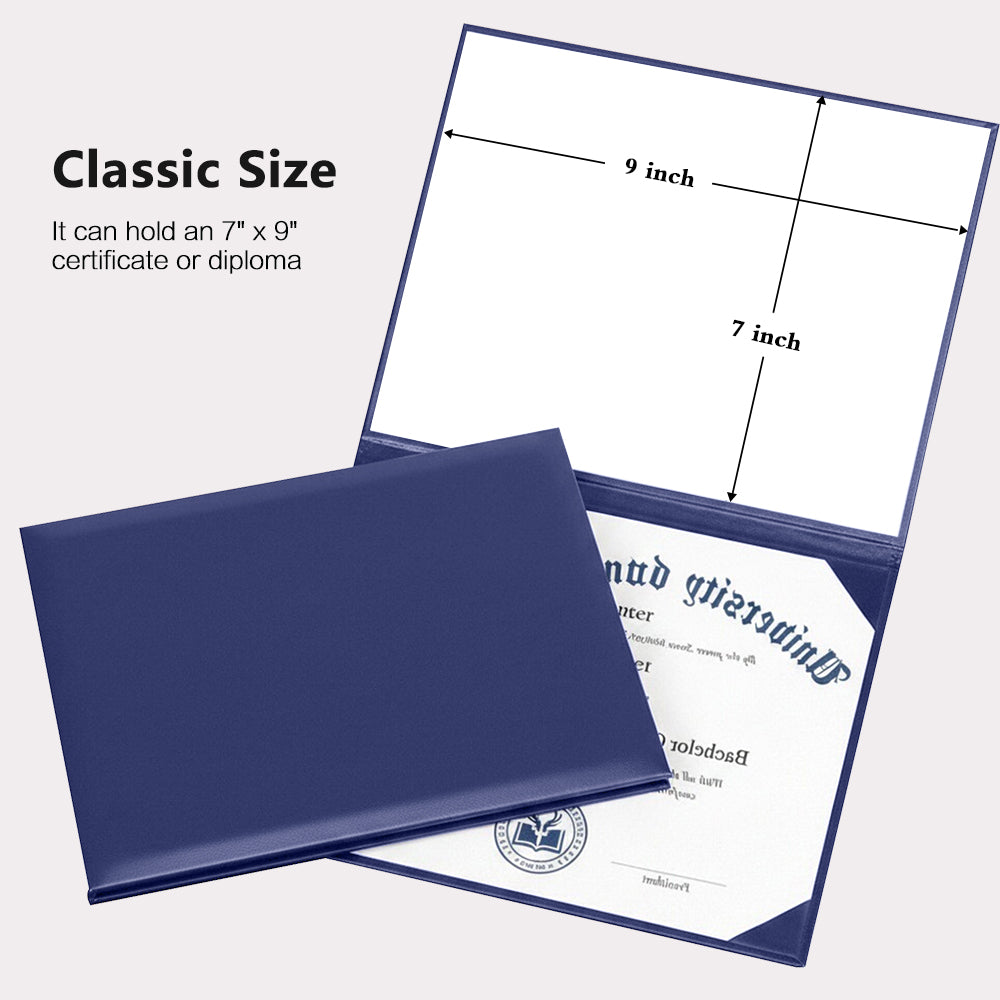 Diploma Cover for Certificate or Documents 7" x 9" (Tent Style)