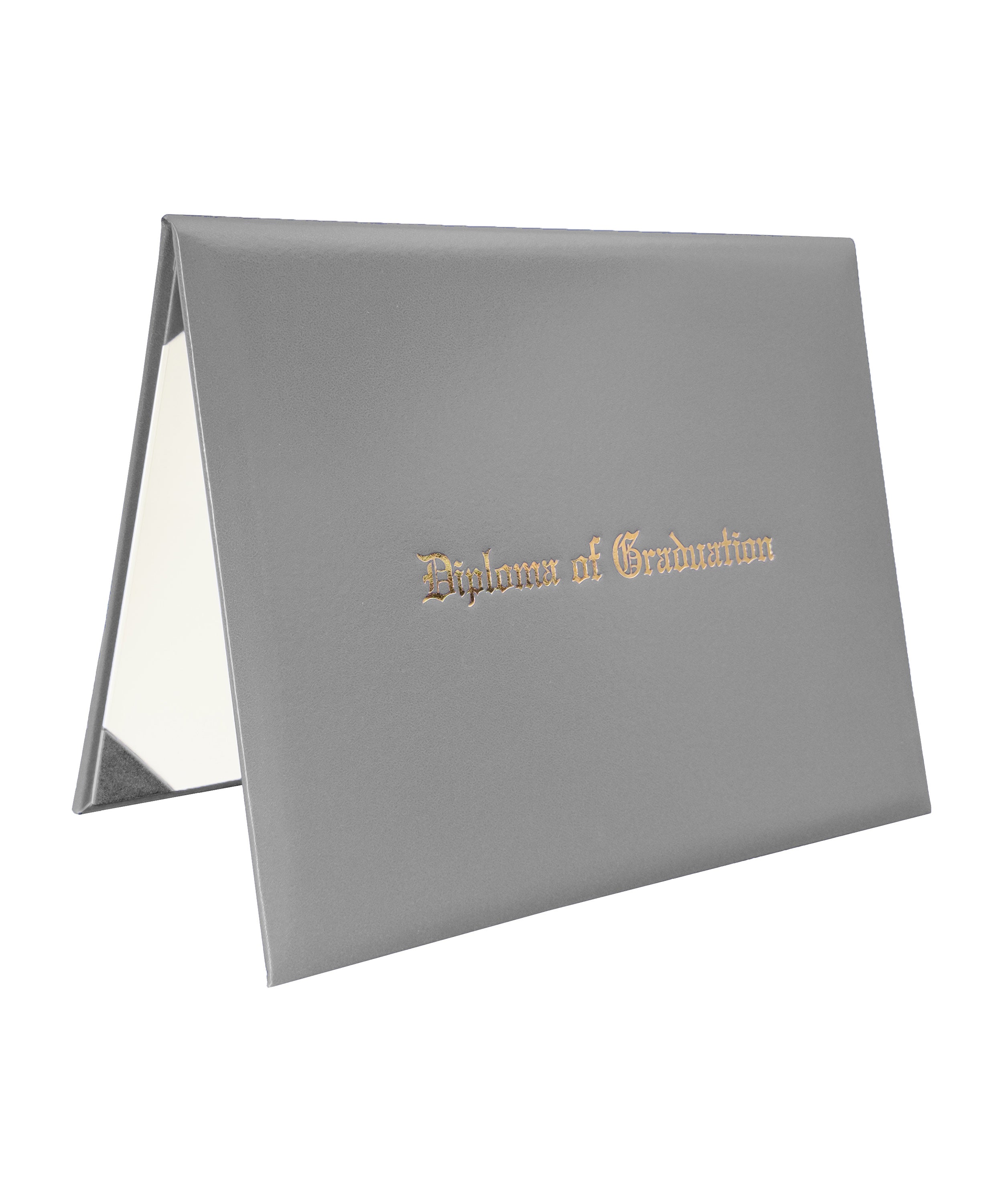 Imprinted Diploma Cover for Certificate or Documents 8 1/2" x 11" (Tent Style) Diploma Holder Leather Folders-CA graduation