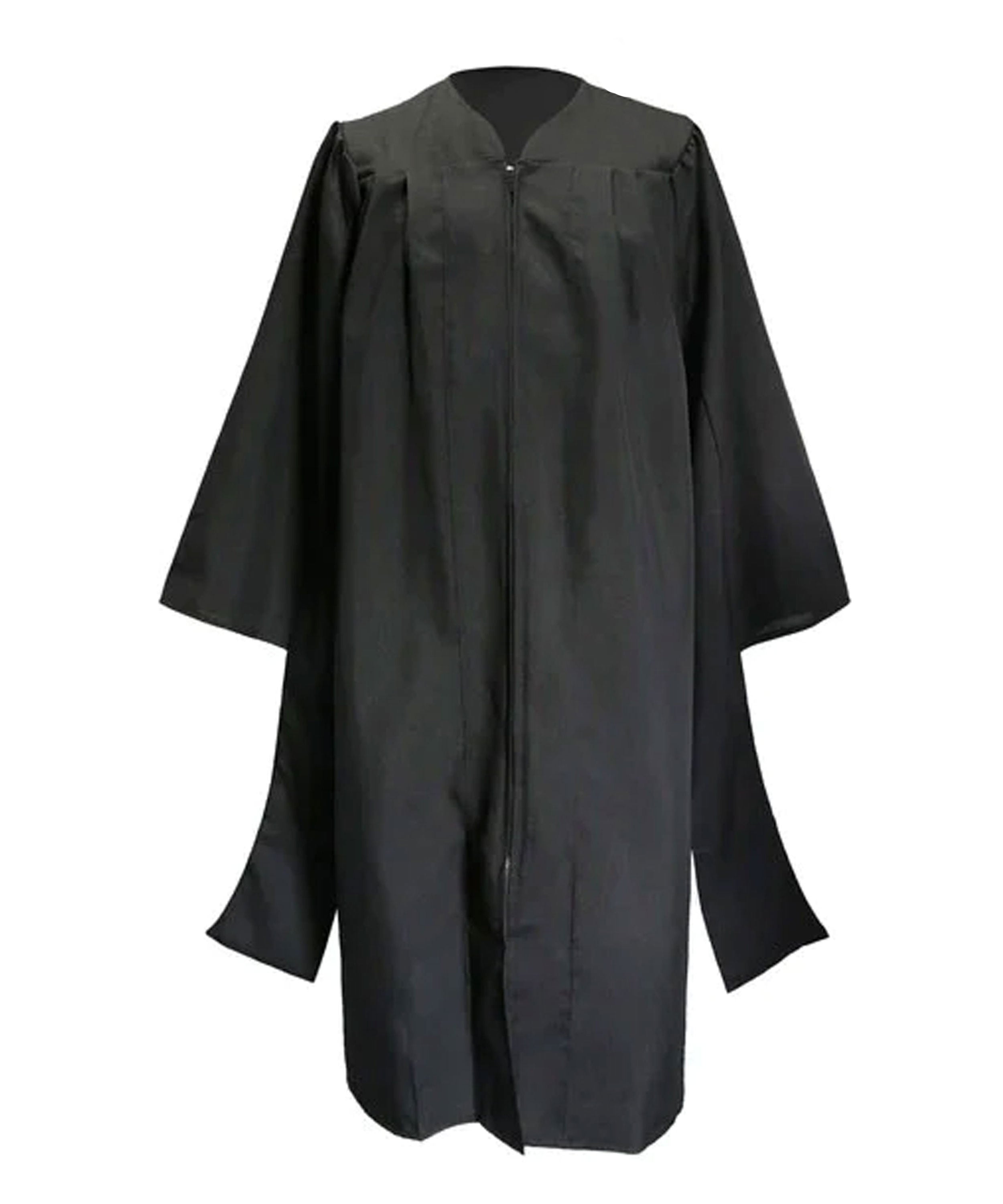 Classic Master Graduation Gown | University Gown | University Regalia - CA Graduation Black / 54" Classic Master Graduation Gown | University Gown | University Regalia - CA Graduation Black / 54"
