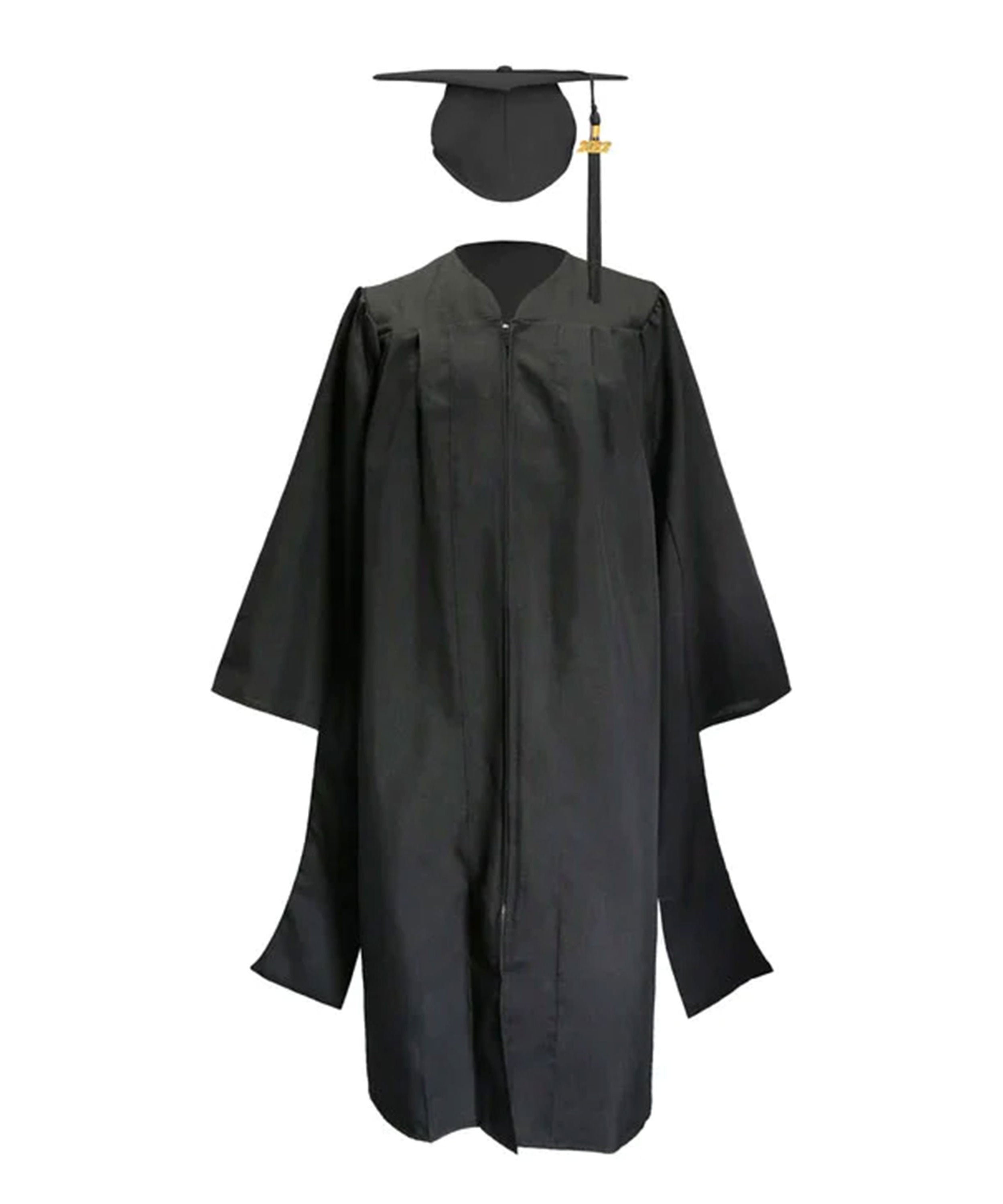 Classic Master Graduation Gown Cap with Tassel Charm 2024 2025 - CA Graduation 48"FF Classic Master Graduation Gown Cap with Tassel Charm 2024 2025 - CA Graduation 48"FF