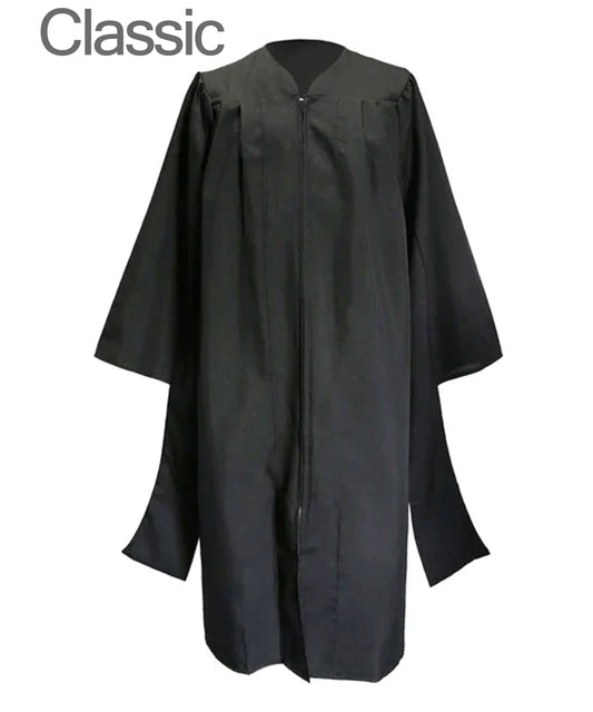 Classic Master Graduation Gown | university gown | university regalia-CA graduation