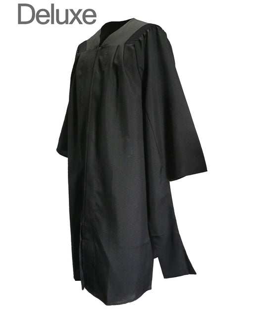 Deluxe Master Graduation Gown | university gown | university regalia-CA graduation
