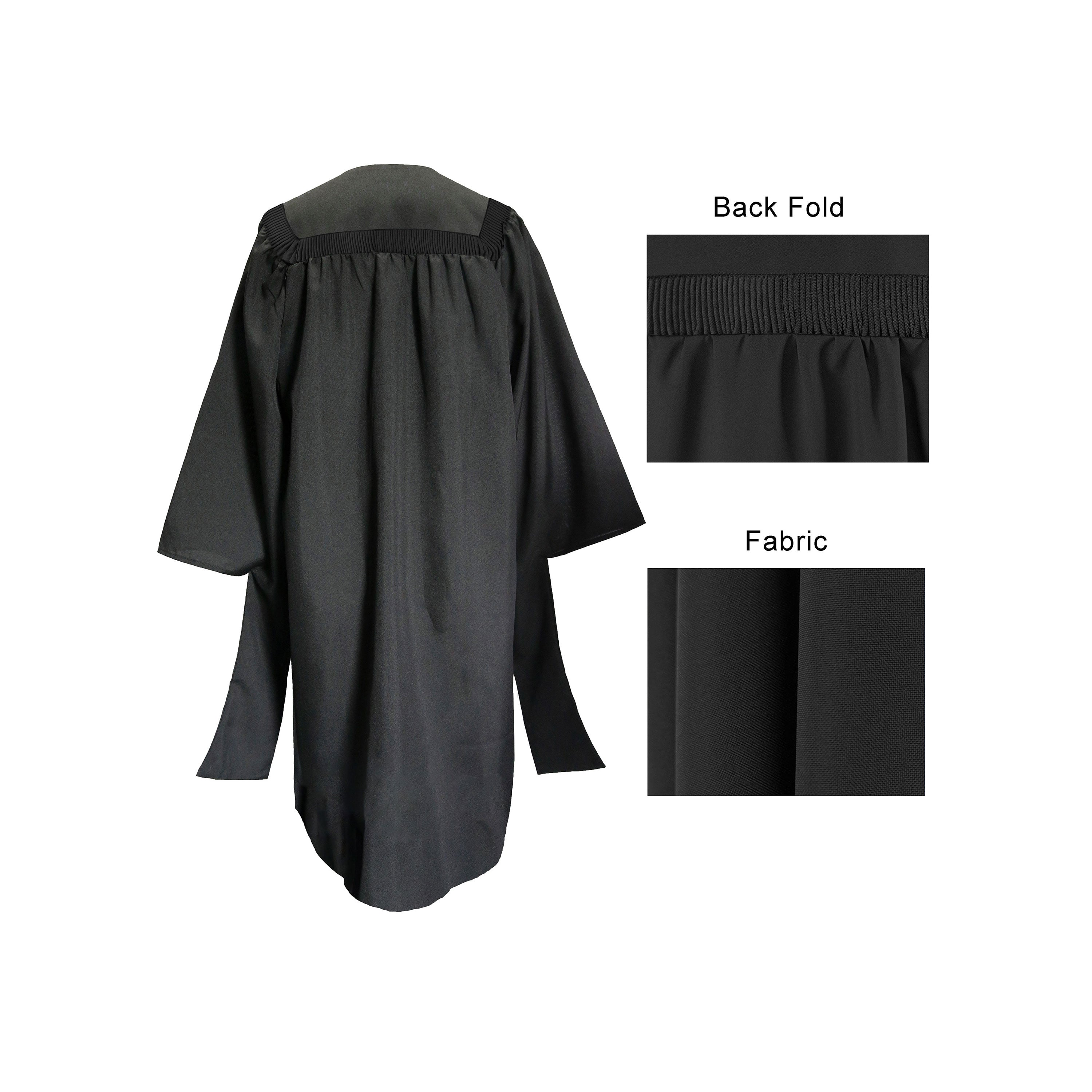 Deluxe Master Graduation Gown | University Gown | University Regalia ...