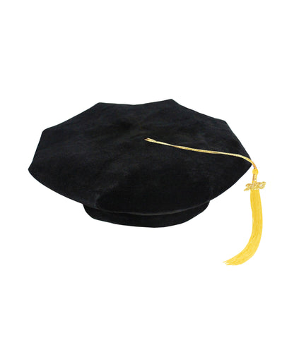 Deluxe Doctoral Graduation Tam with tassels in Various Colors and Styles (4/6/8 Sided)-CA graduation