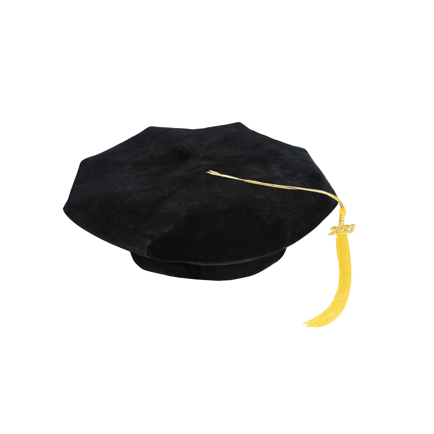 Deluxe Doctoral Graduation Tam with tassels in Various Colors and Styles (4/6/8 Sided)-CA graduation
