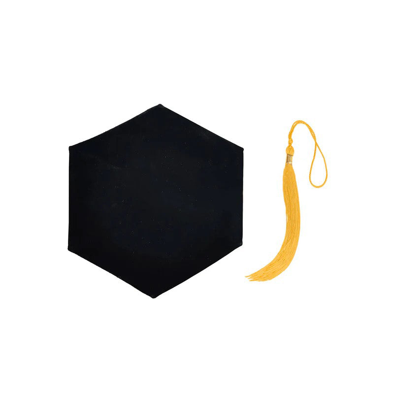 Deluxe Doctoral Graduation Tam with Tassels in Various Colors and Styles (4/6/8 Sided)-CA graduation