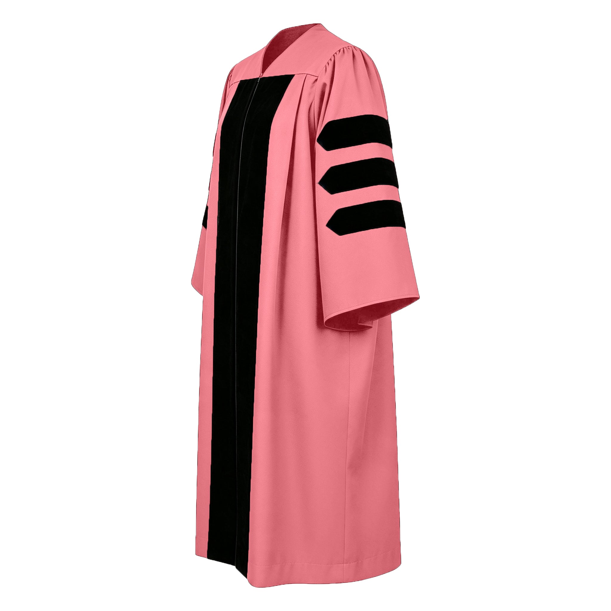 Doctoral Graduation Gown for Economics / PHD Gown with Black Velvet Front Panel-CA graduation