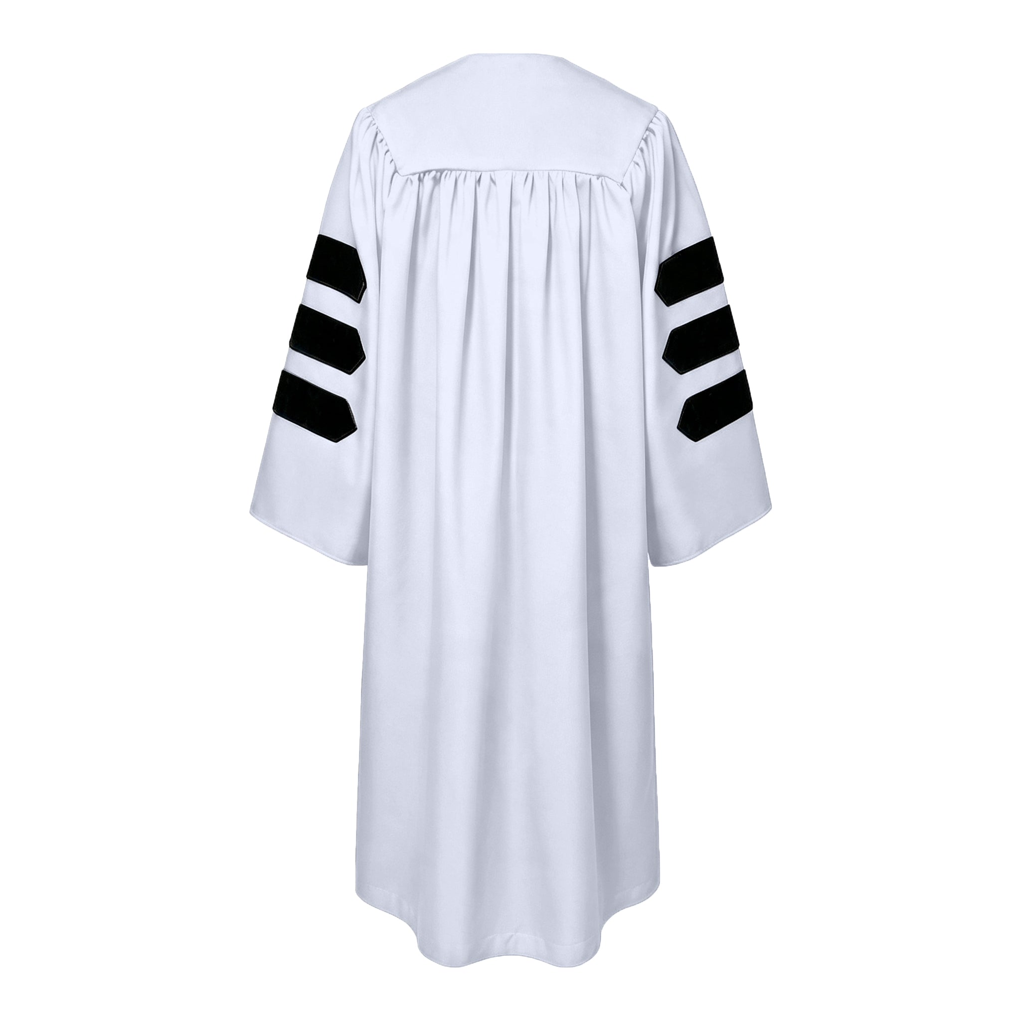 Doctoral Graduation Gown for Economics / PHD Gown with Black Velvet Front Panel-CA graduation