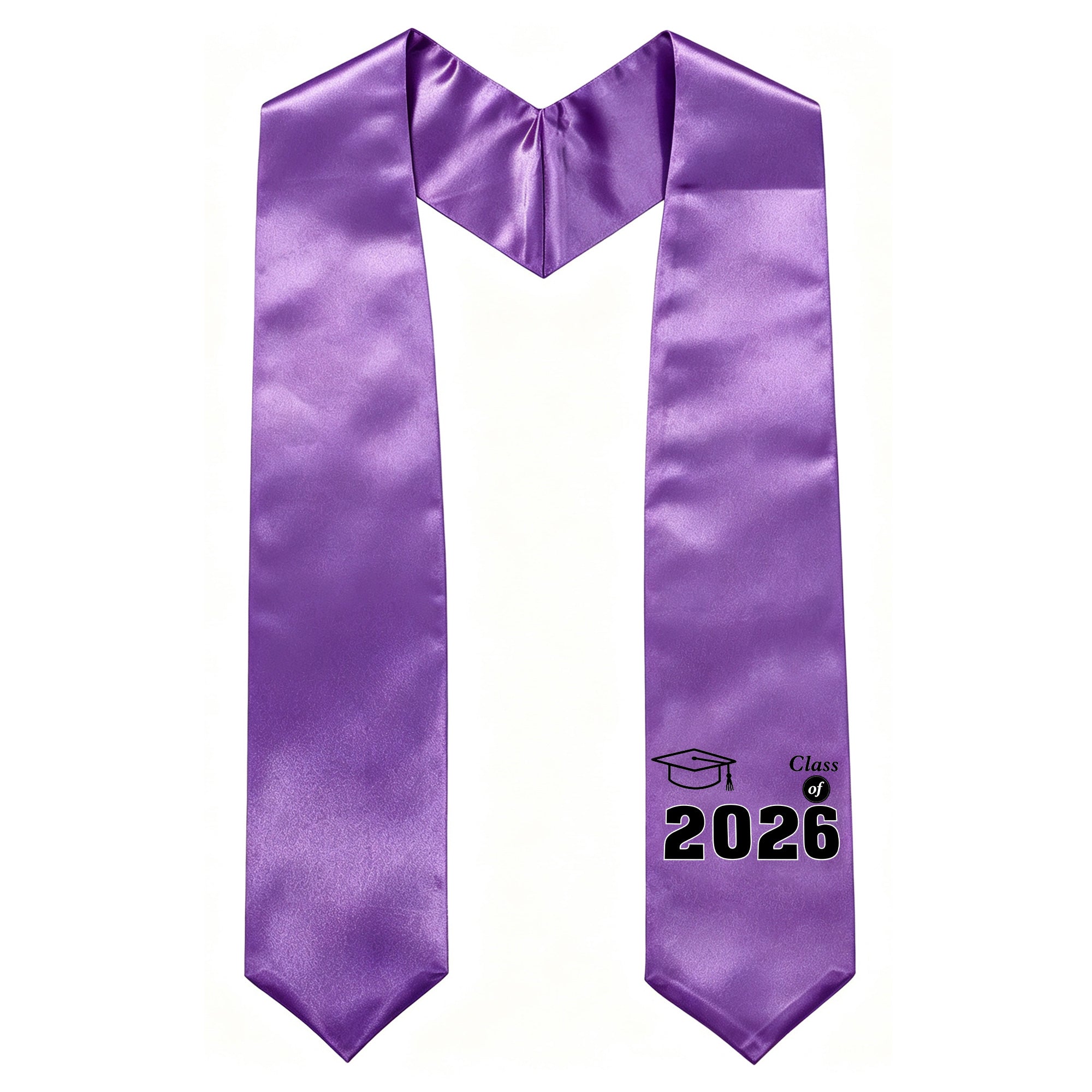 Unisex Adult Printed Graduation Stole 60'', Class of 2026 Graduation Stole-CA graduation