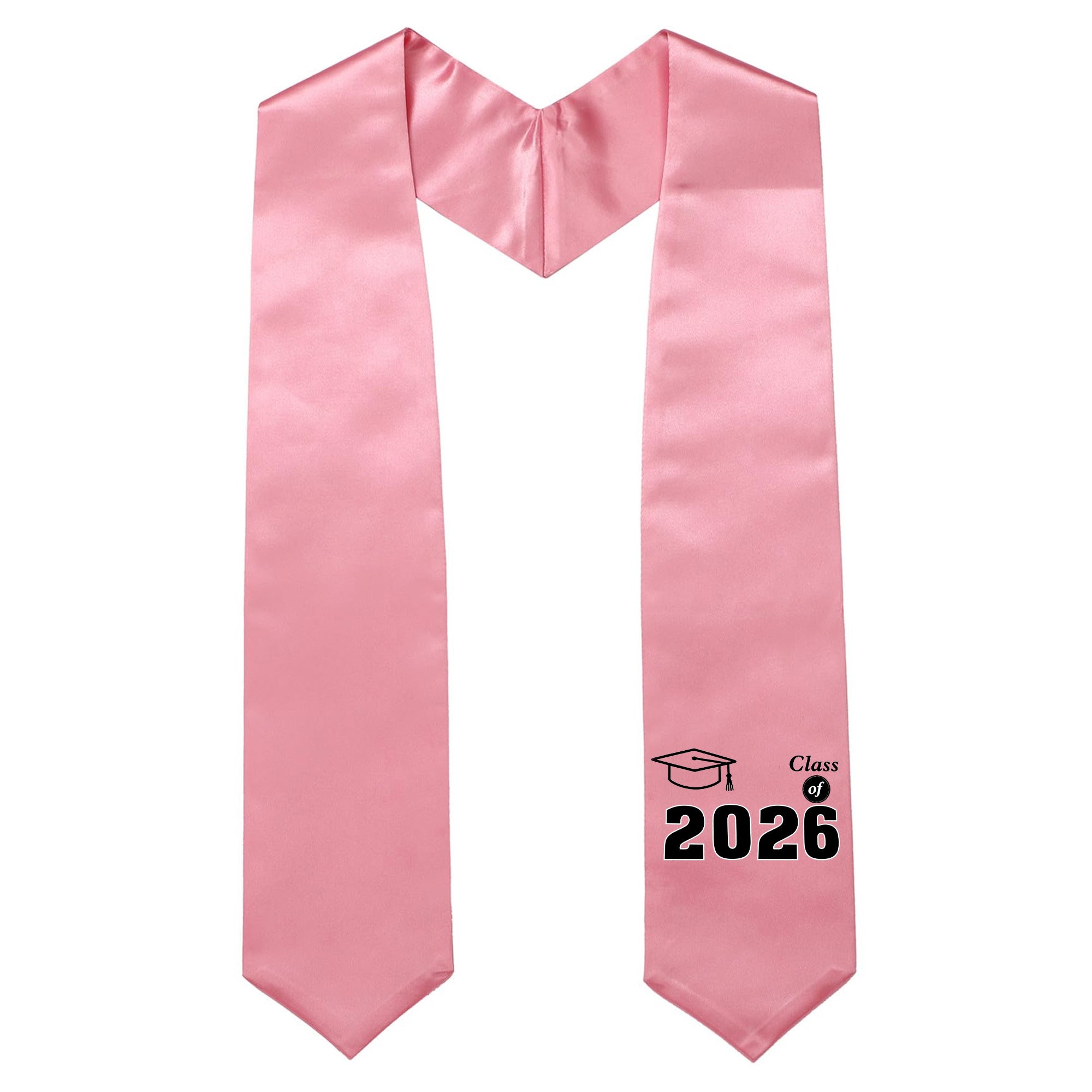 Unisex Adult Printed Graduation Stole 60'', Class of 2026 Graduation Stole-CA graduation