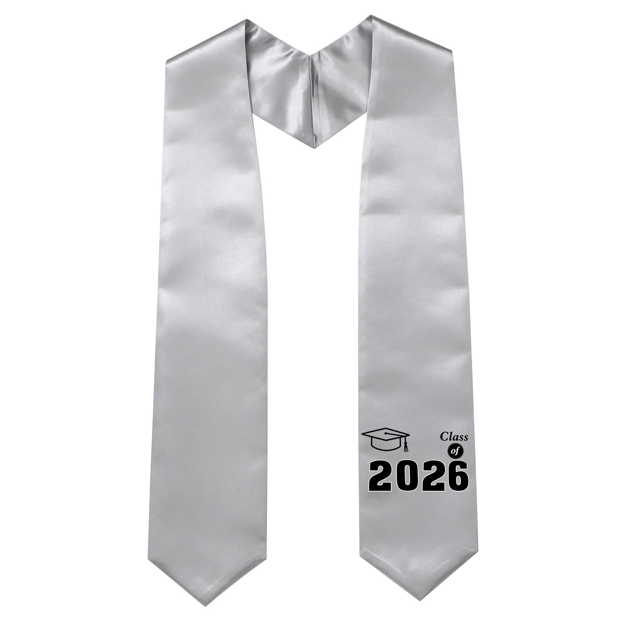 Unisex Adult Printed Graduation Stole 60'', Class of 2026 Graduation Stole-CA graduation