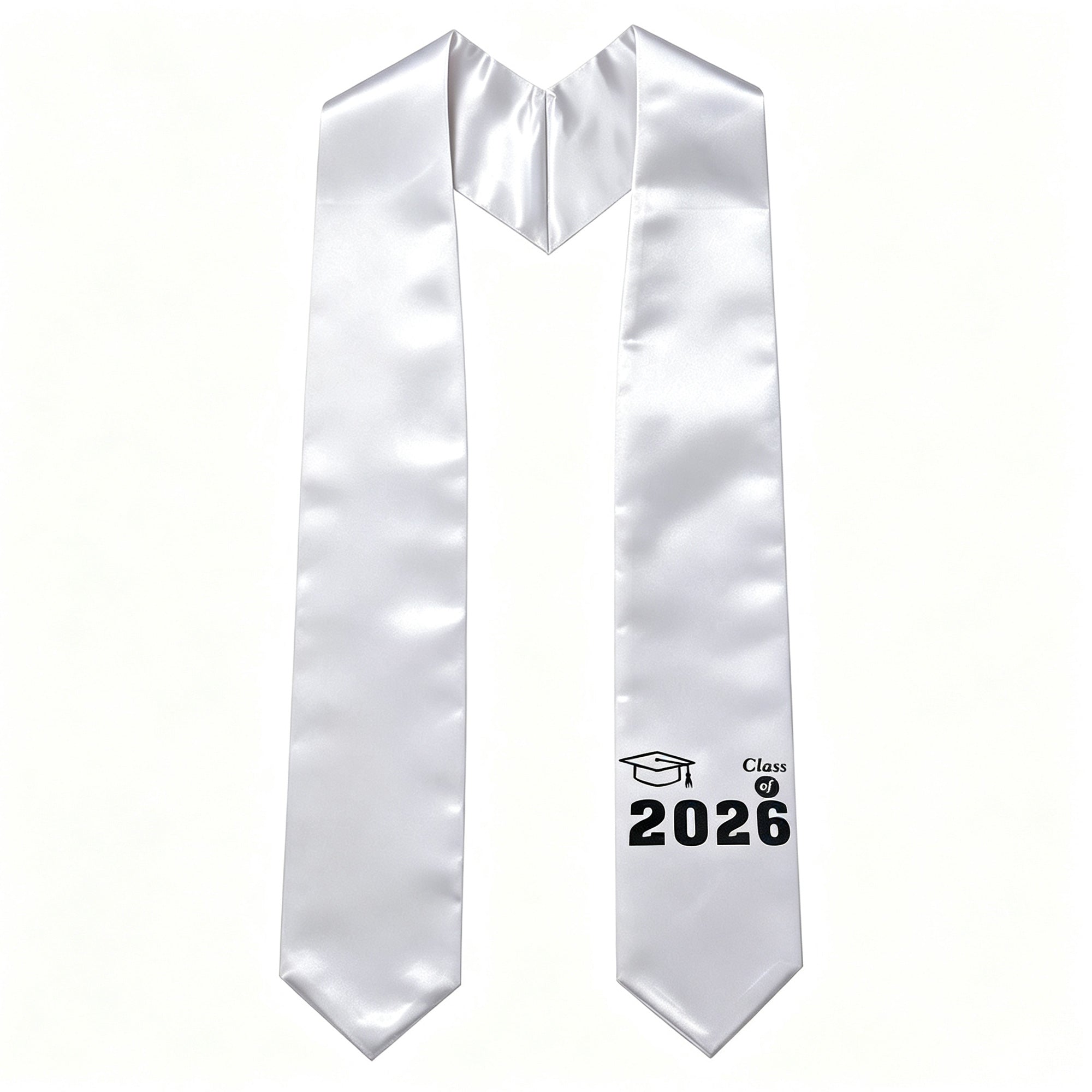 Unisex Adult Printed Graduation Stole 60'', Class of 2026 Graduation Stole-CA graduation