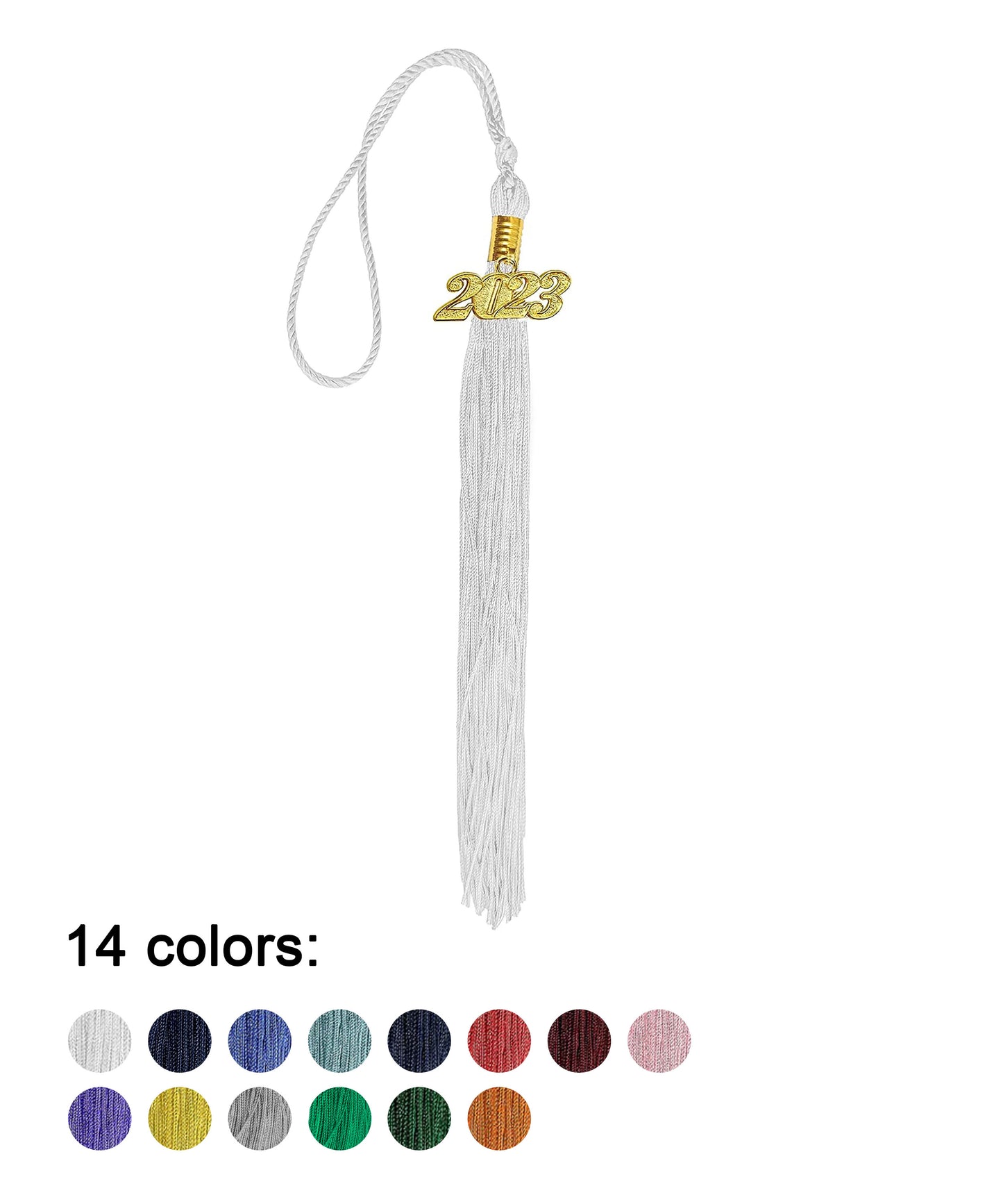 Graduation Tassel Charm 2023 | 2024 Single Color-CA graduation