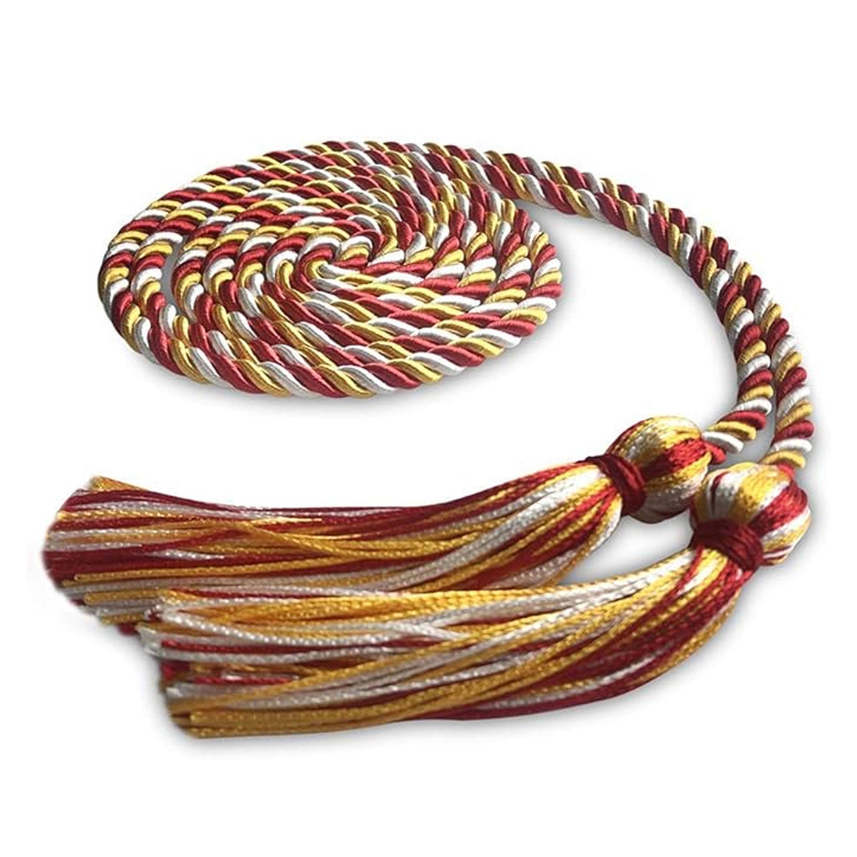Graduation Honor Cord Three Color Mixed 68”-CA graduation