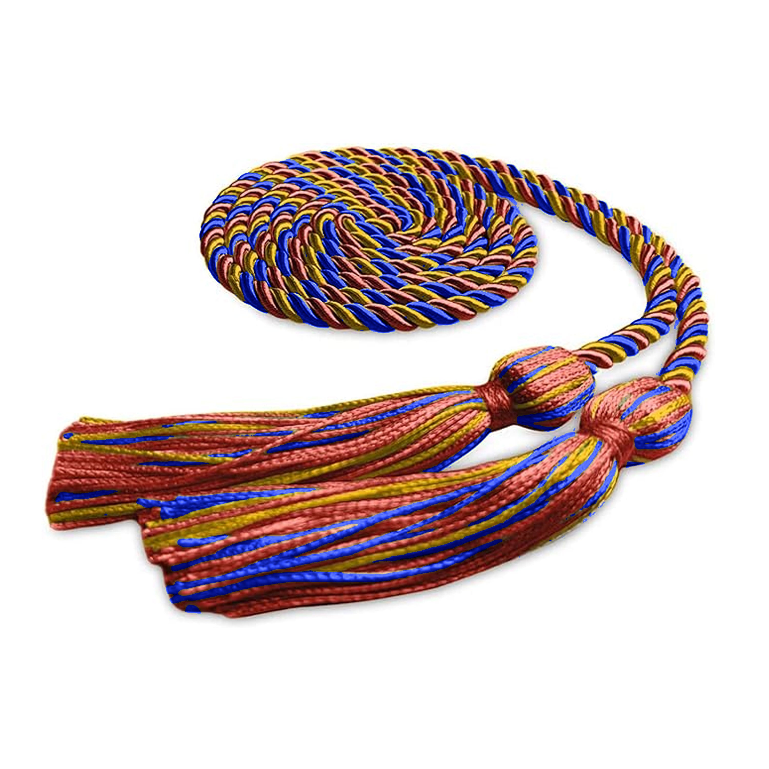 Graduation Honor Cord Three Color Mixed 68”-CA graduation